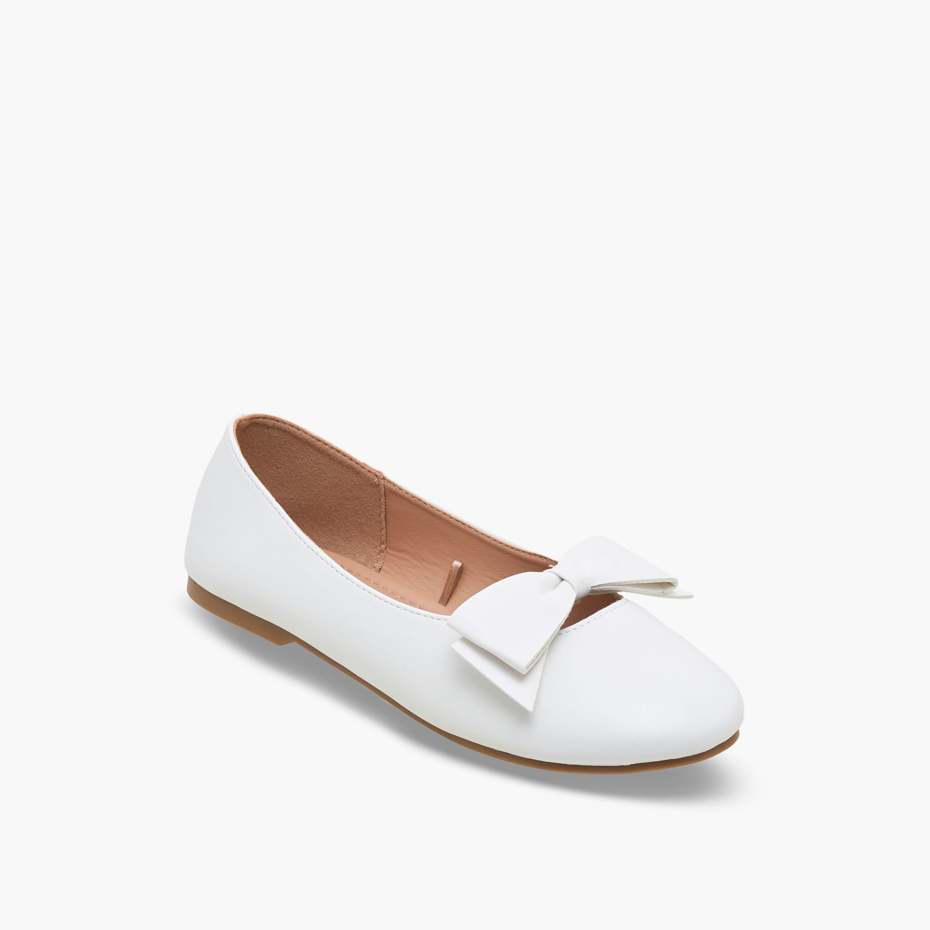 حذاء باليرينا بتفاصيل فيونكة للبنات من ليتل ميسي-girls-shoes-ballerinas-image-2