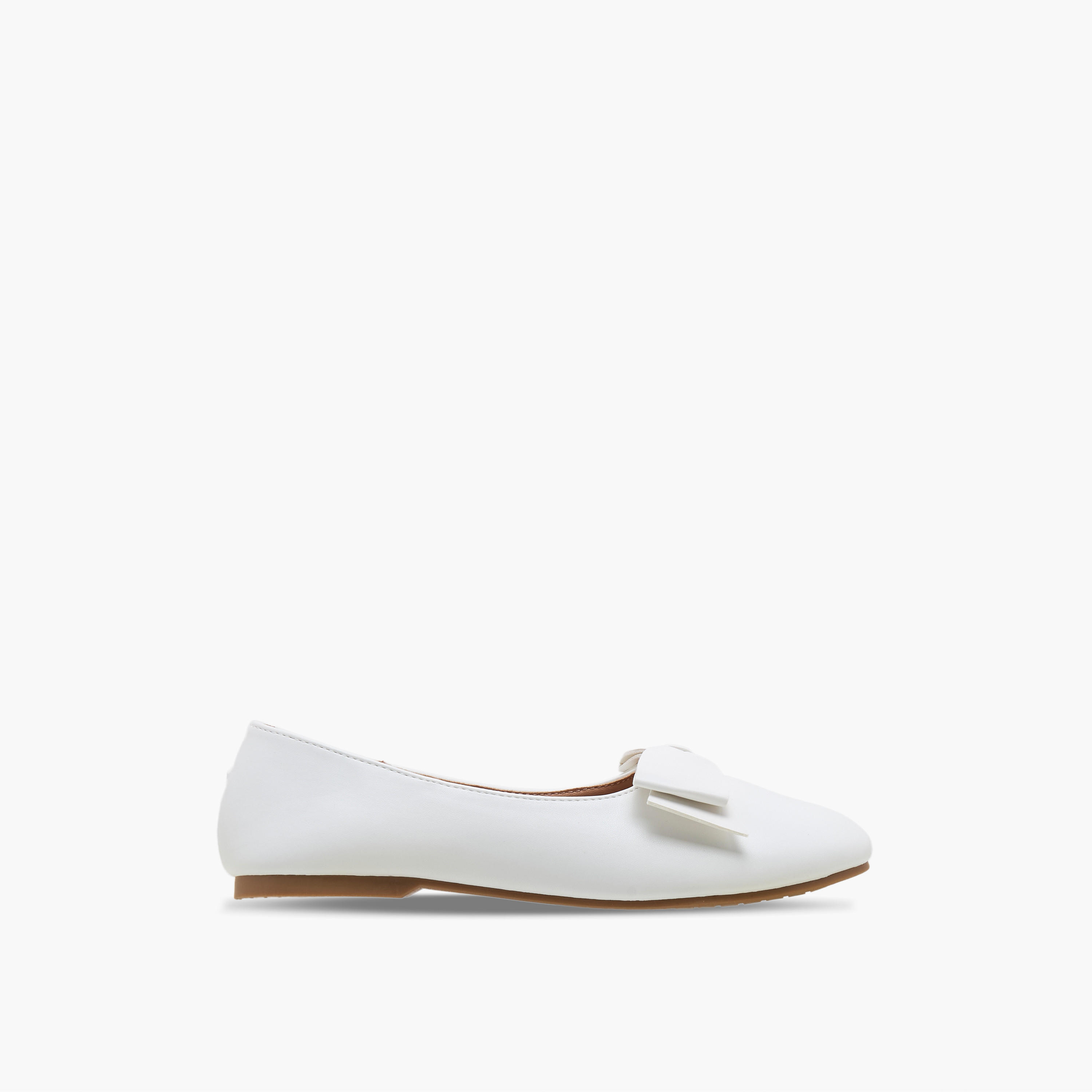حذاء باليرينا بتفاصيل فيونكة للبنات من ليتل ميسي-girls-shoes-ballerinas-image-3
