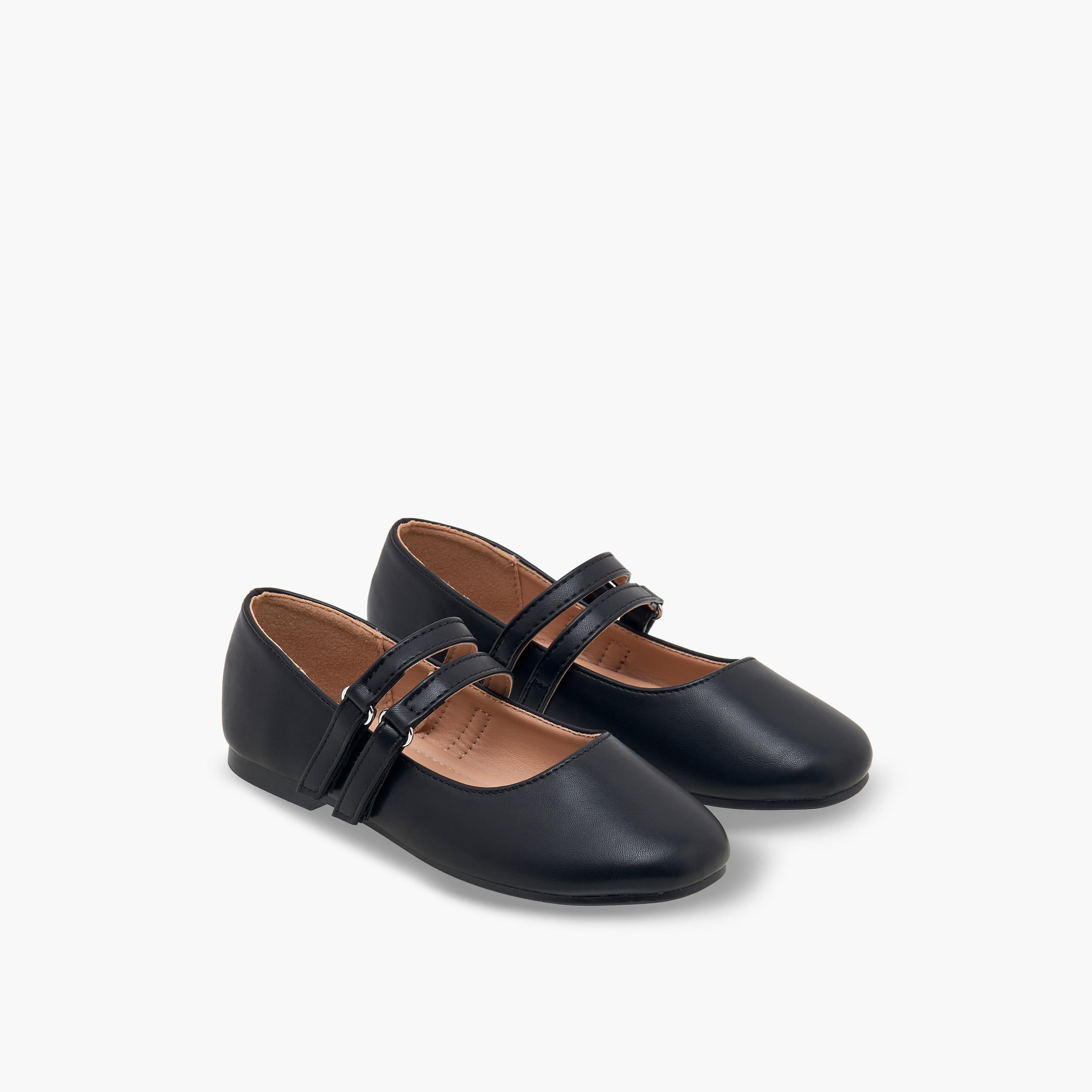 حذاء باليرينا بشريط إغلاق للبنات من جونيورز-girls-shoes-maryjanes-image-1