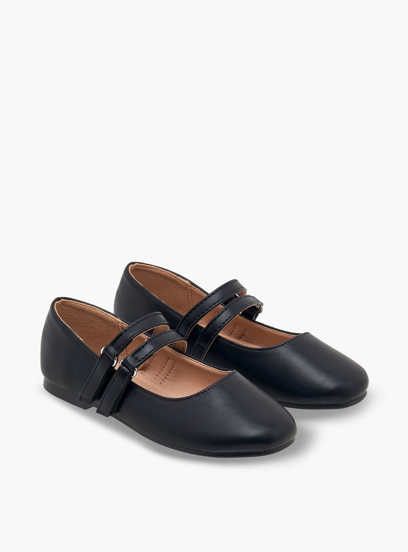 حذاء باليرينا بشريط إغلاق للبنات من جونيورز-girls-shoes-maryjanes-image-1