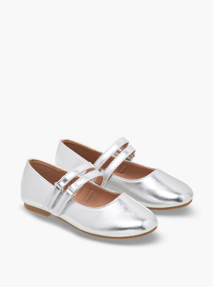 حذاء باليرينا بشريط إغلاق للبنات من جونيورز-girls-shoes-maryjanes-image-1