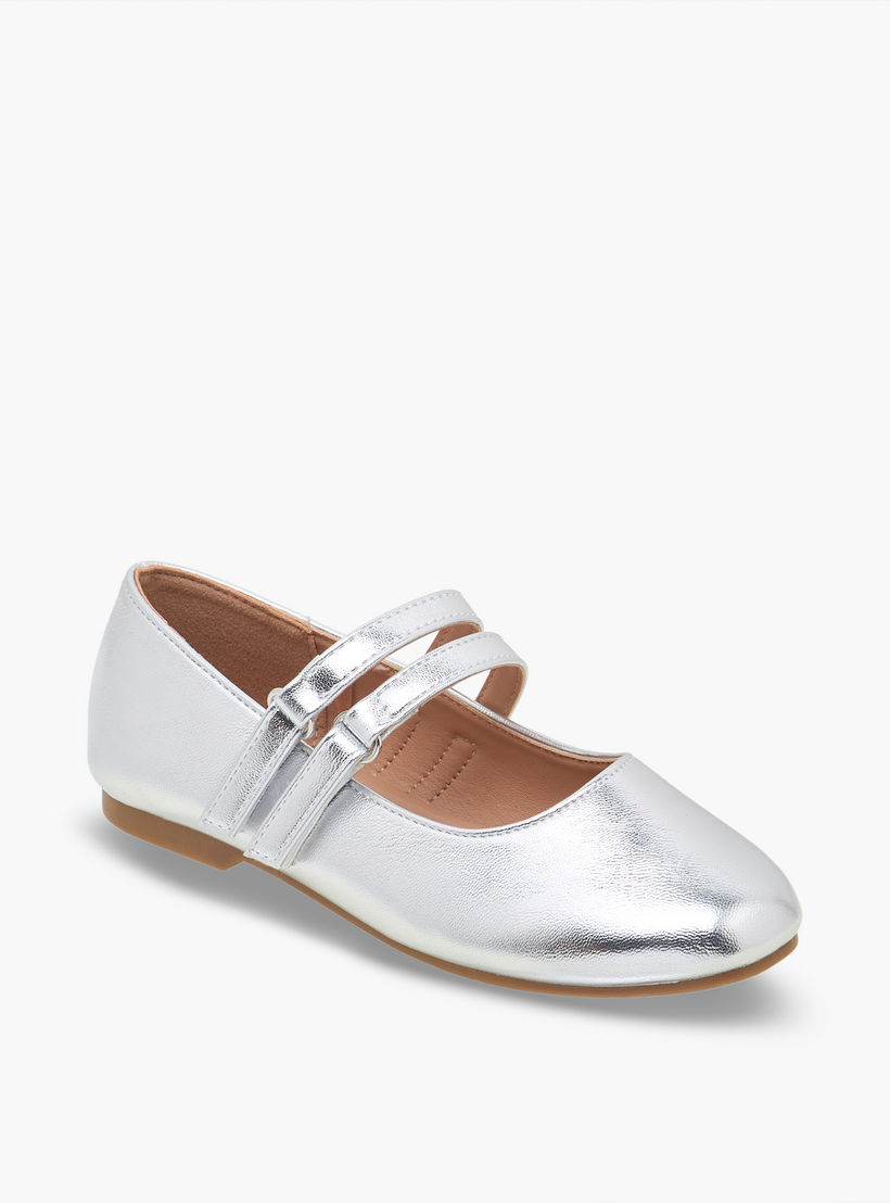 حذاء باليرينا بشريط إغلاق للبنات من جونيورز-girls-shoes-maryjanes-image-2