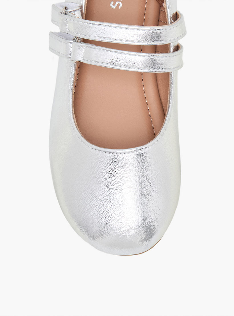 حذاء باليرينا بشريط إغلاق للبنات من جونيورز-girls-shoes-maryjanes-image-4