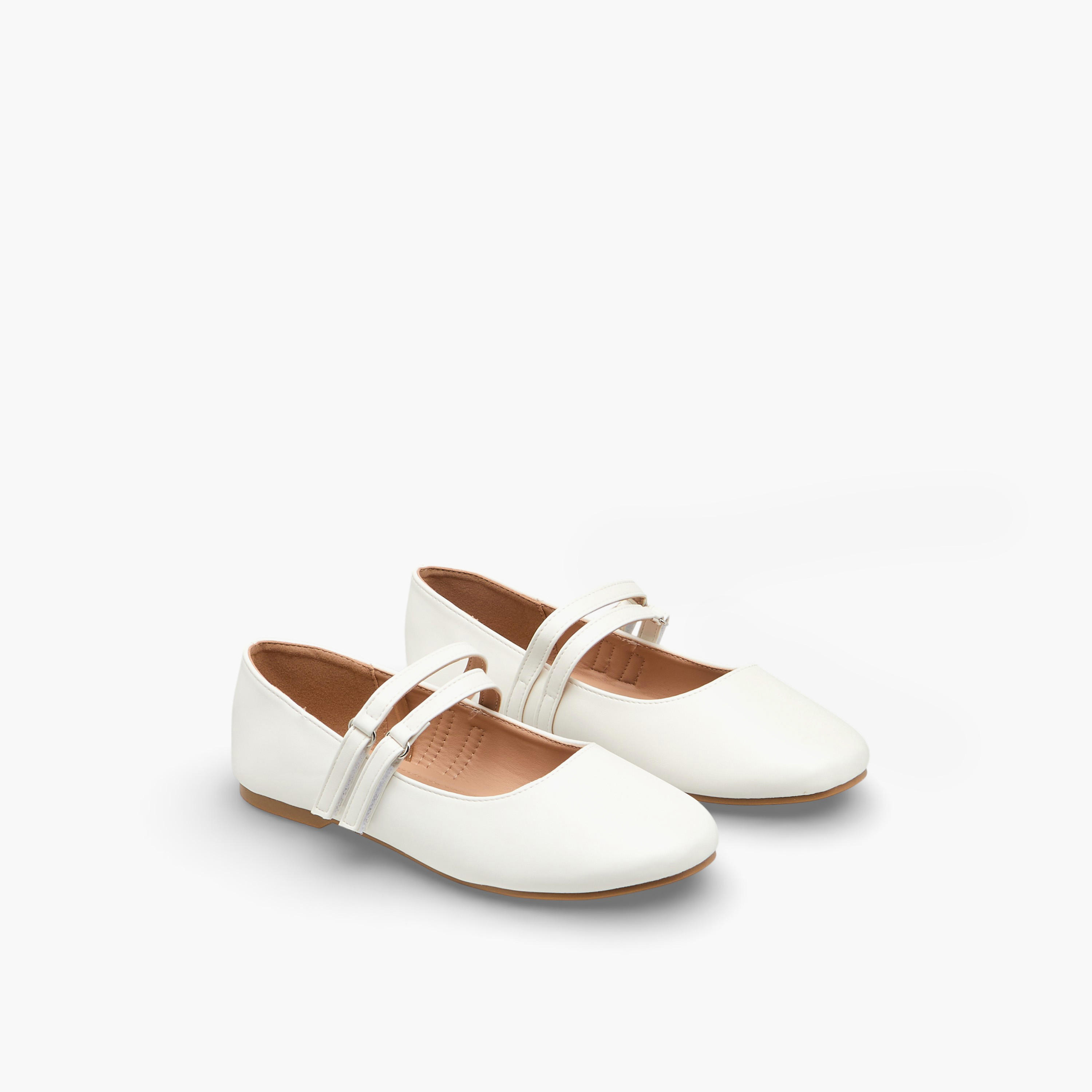 حذاء ماري جين بشريط إغلاق لاصق للبنات من ليتل ميسي-girls-shoes-maryjanes-image-1