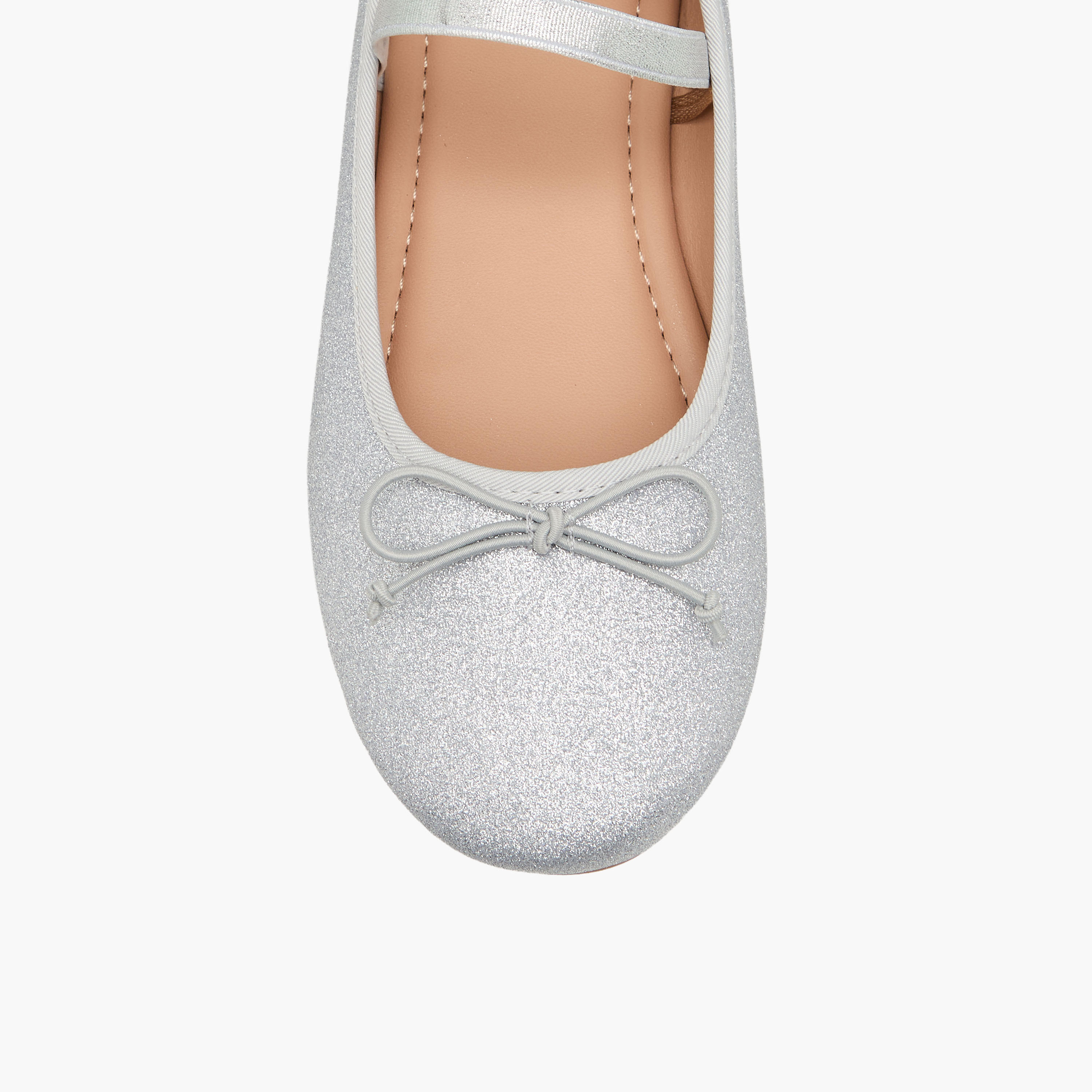 حذاء ماري جين جليتر للبنات من ليتل ميسي-girls-shoes-maryjanes-image-4
