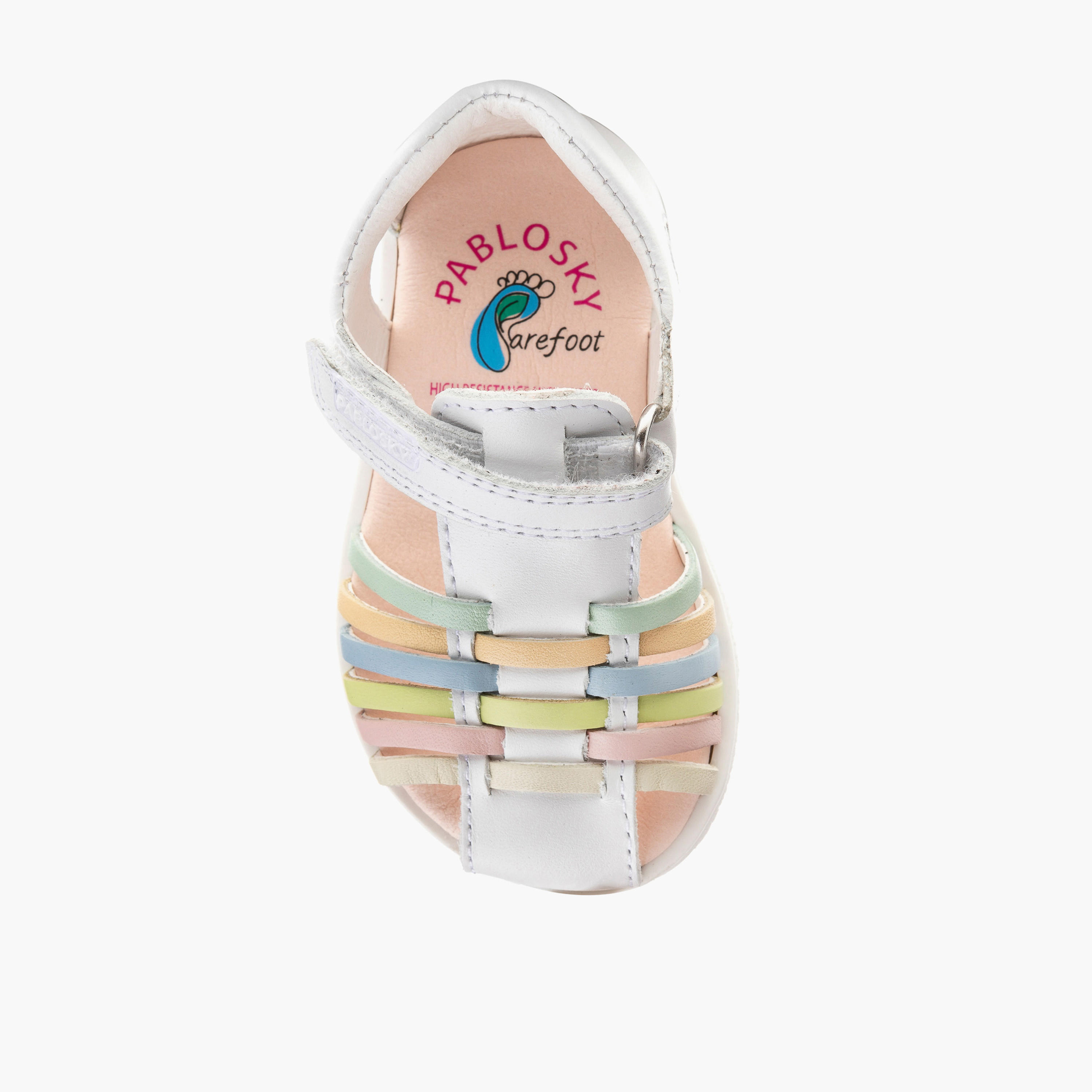 Pablosky Girls' Sandals with Hook and Loop Closure - 054900-baby-girls-shoes-sandals-image-4