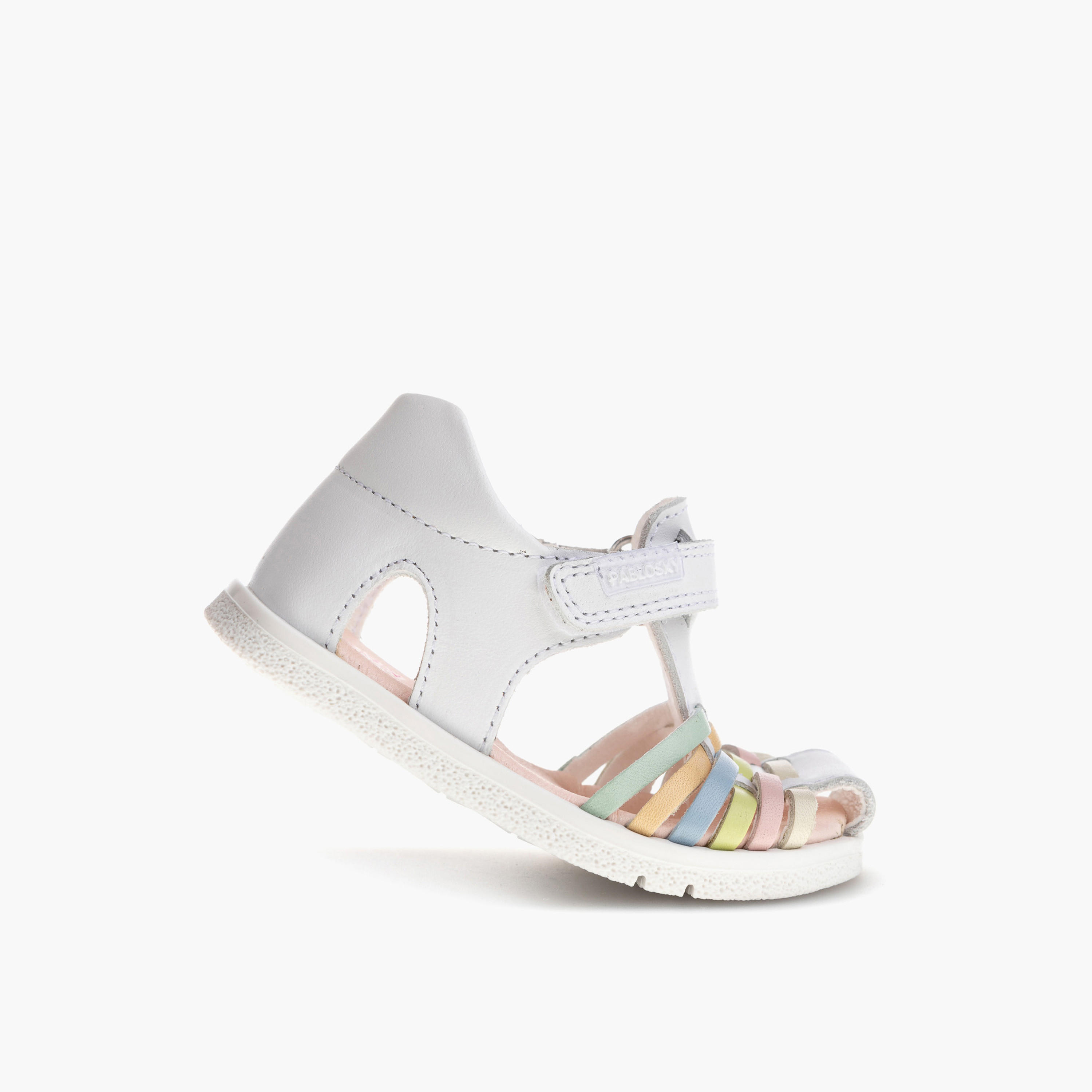 Pablosky Girls' Sandals with Hook and Loop Closure - 054900-baby-girls-shoes-sandals-image-5