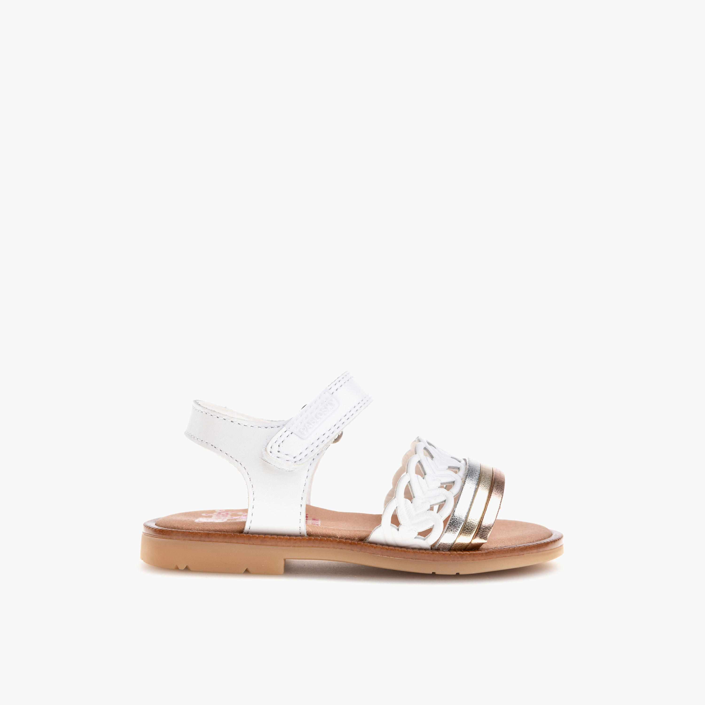 Pablosky Girls' Sandals with Hook and Loop Closure - 056200-baby-girls-shoes-sandals-image-2