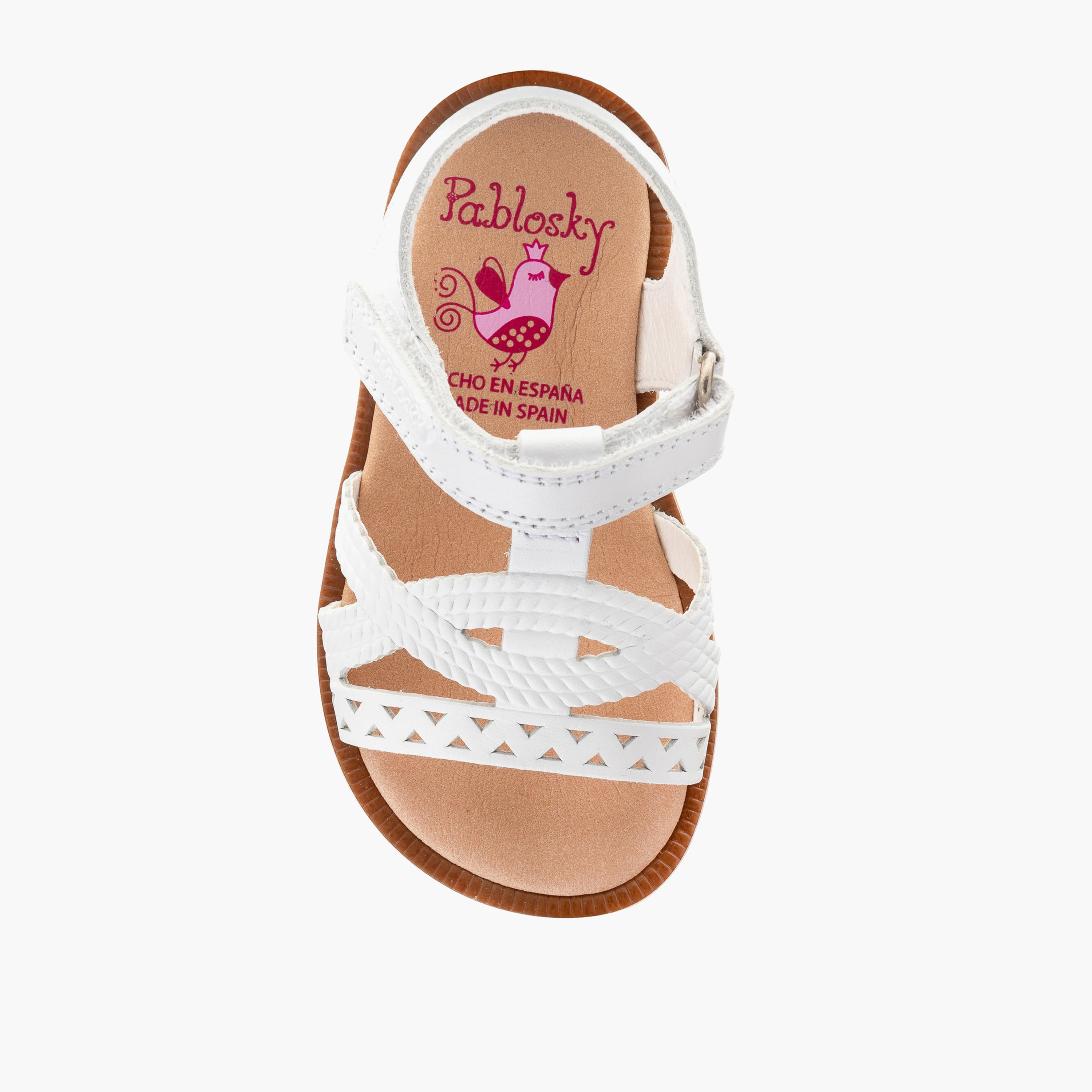 Pablosky Girls' Sandals with Hook and Loop Closure - 056400-baby-girls-shoes-sandals-image-4