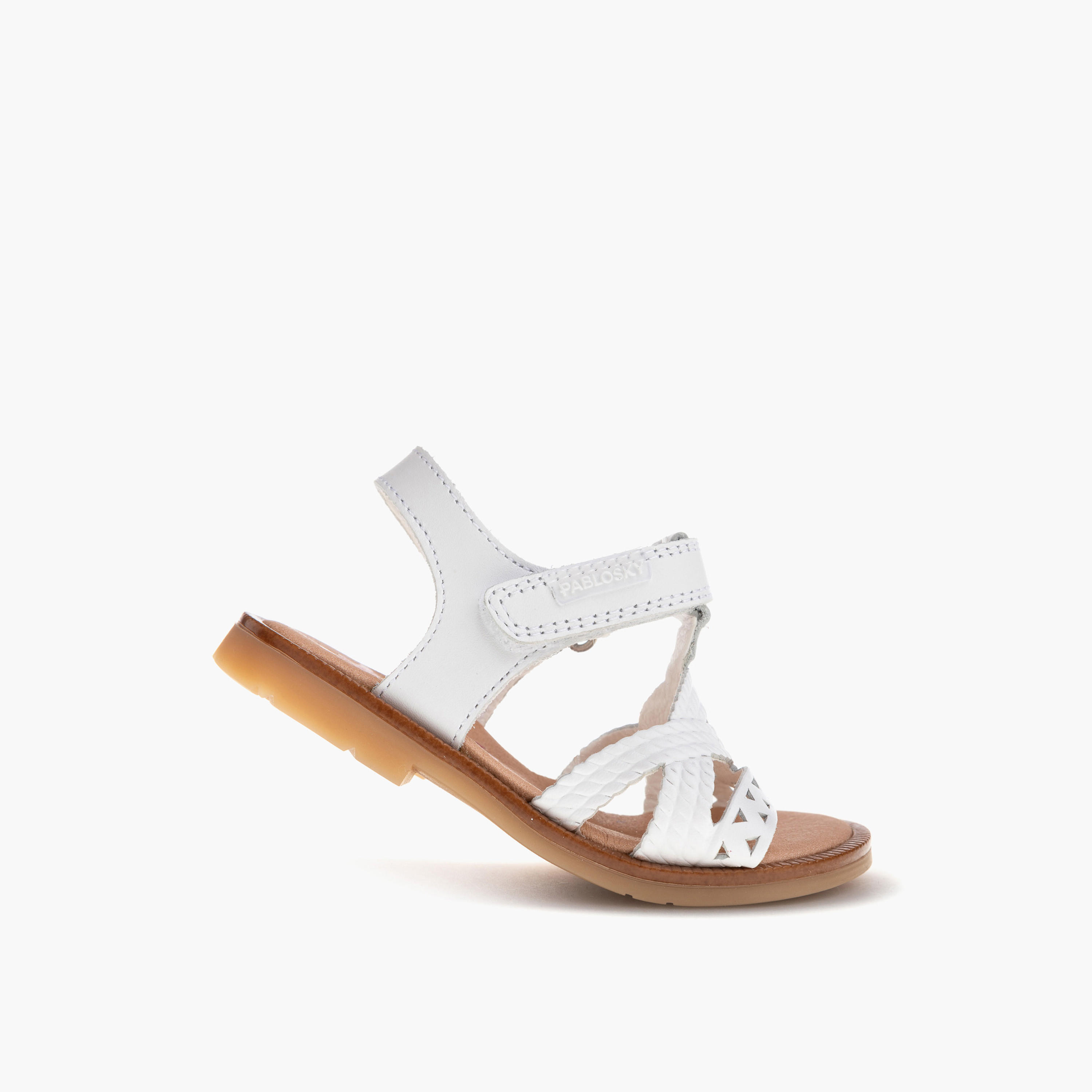 Pablosky Girls' Sandals with Hook and Loop Closure - 056400-baby-girls-shoes-sandals-image-5