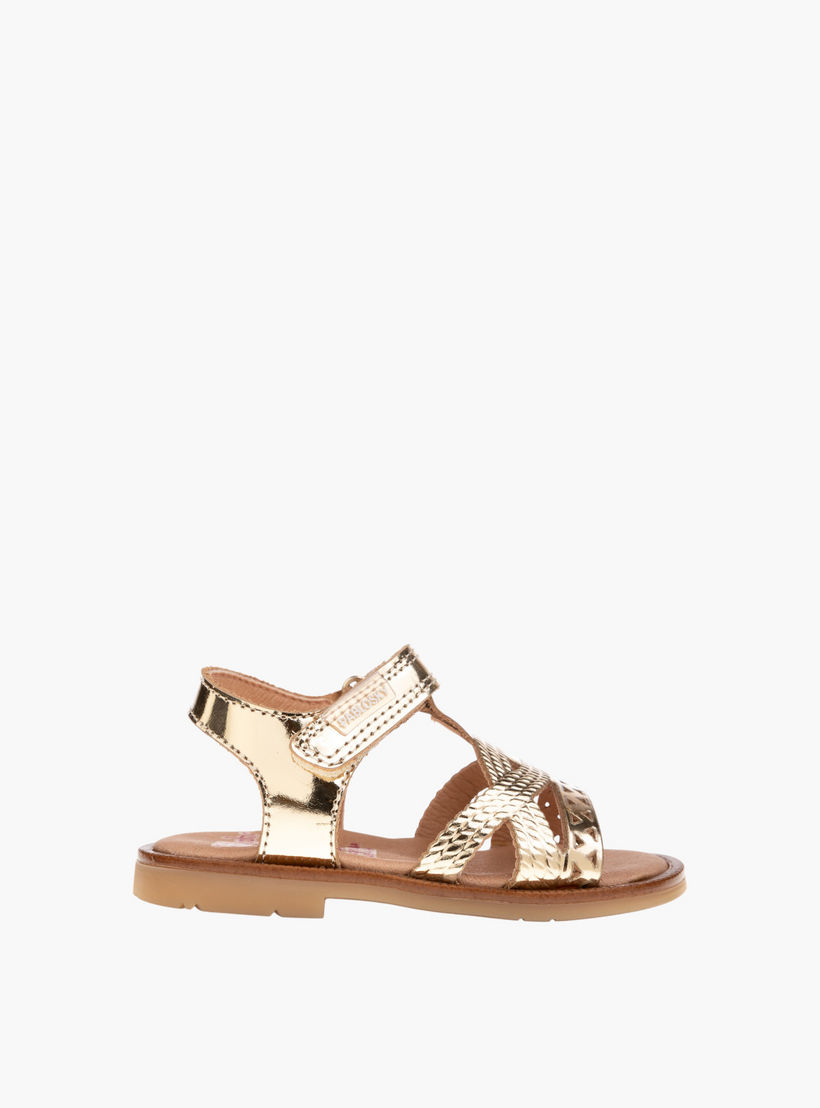 Pablosky Girls' Strap Sandals with Hook and Loop Closure-baby-girls-shoes-sandals-image-2