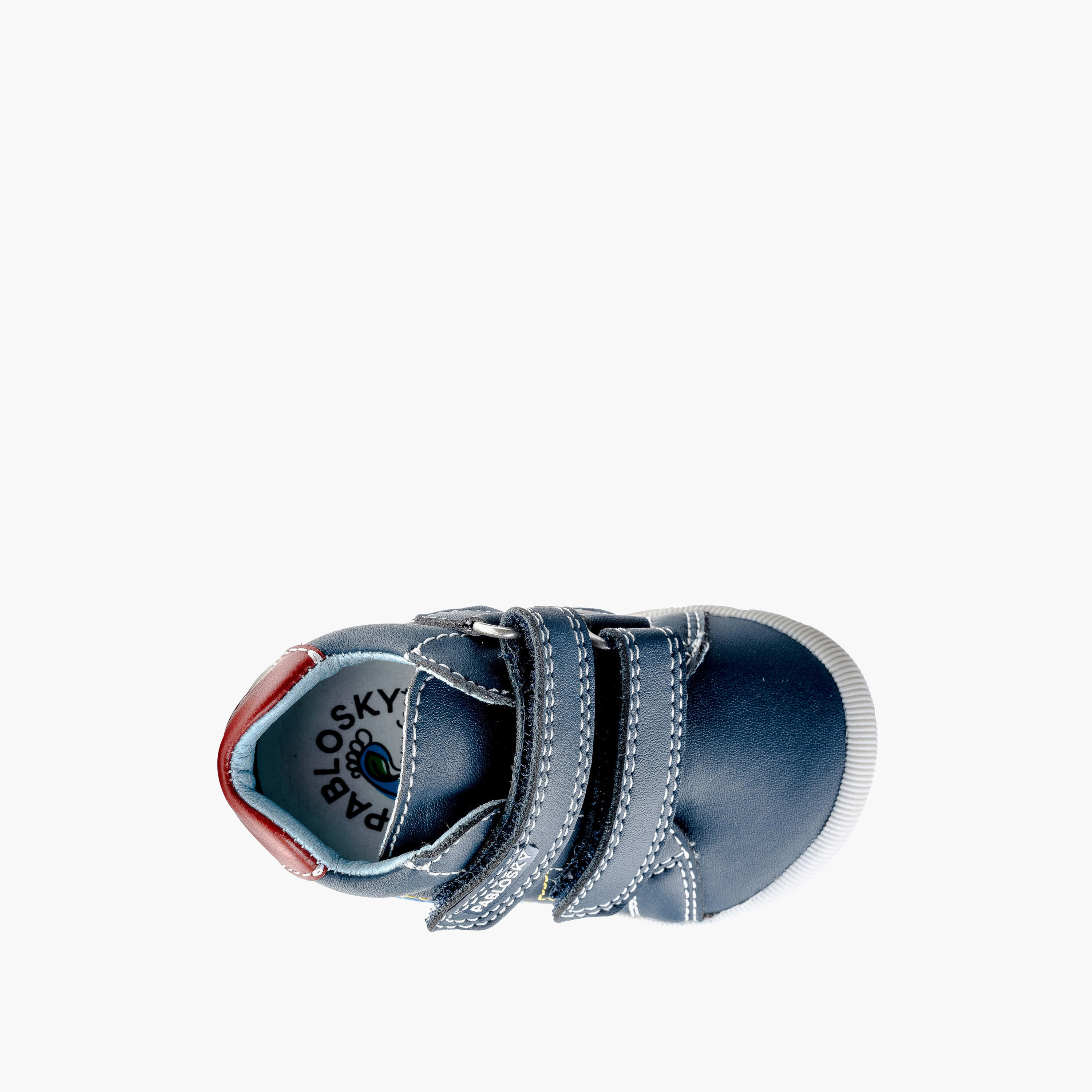 حذاء سنيكرز برقبة مرتفعة وشريط إغلاق لاصق للأولاد من بابلوسكي - 059620-baby-boys-shoes-closedshoes-image-4