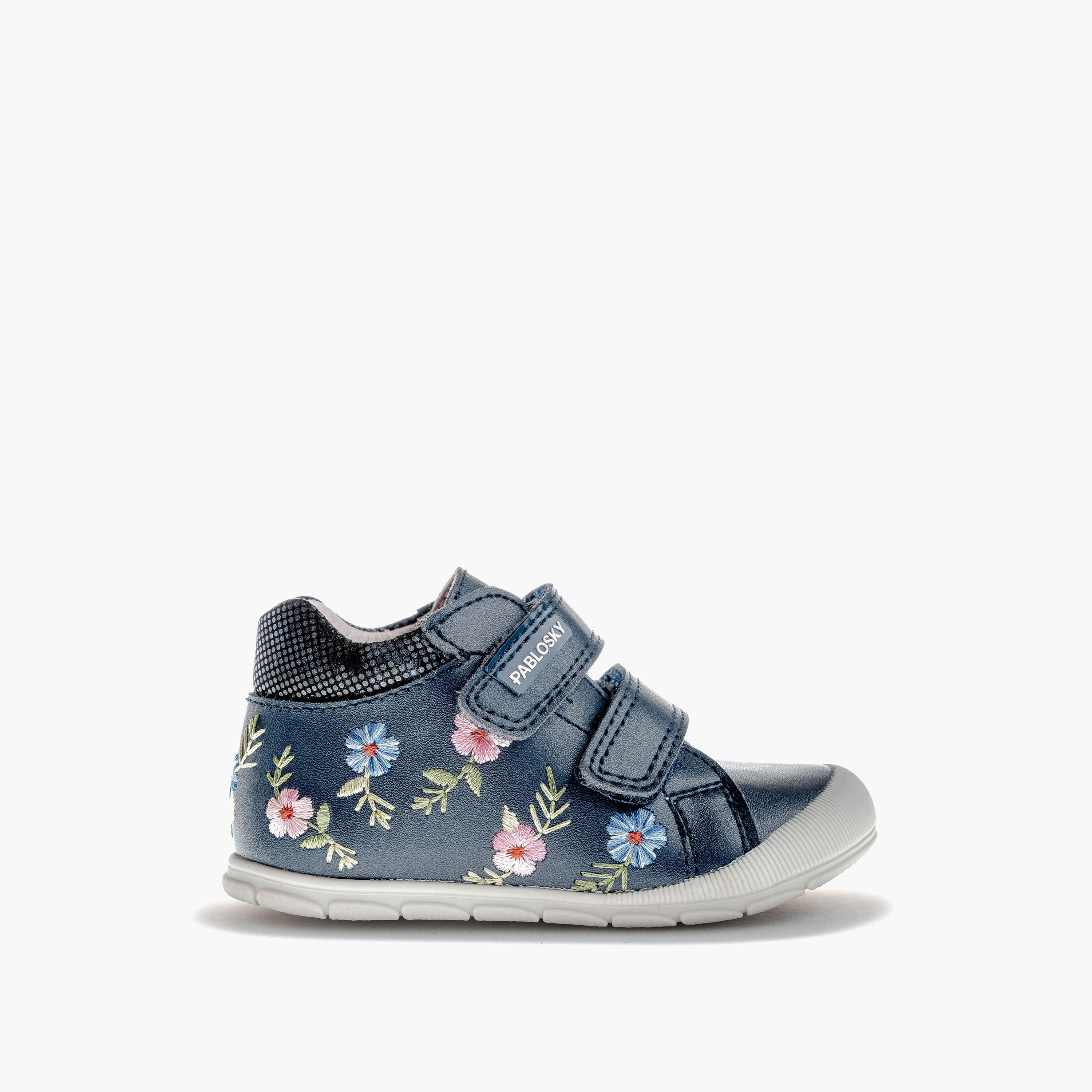 حذاء سنيكرز برقبة مرتفعة وشريط إغلاق للبنات من بابلوسكي - 059725-baby-girls-shoes-closedshoes-image-2