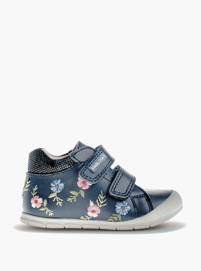 حذاء سنيكرز برقبة مرتفعة وشريط إغلاق للبنات من بابلوسكي - 059725-baby-girls-shoes-closedshoes-image-2