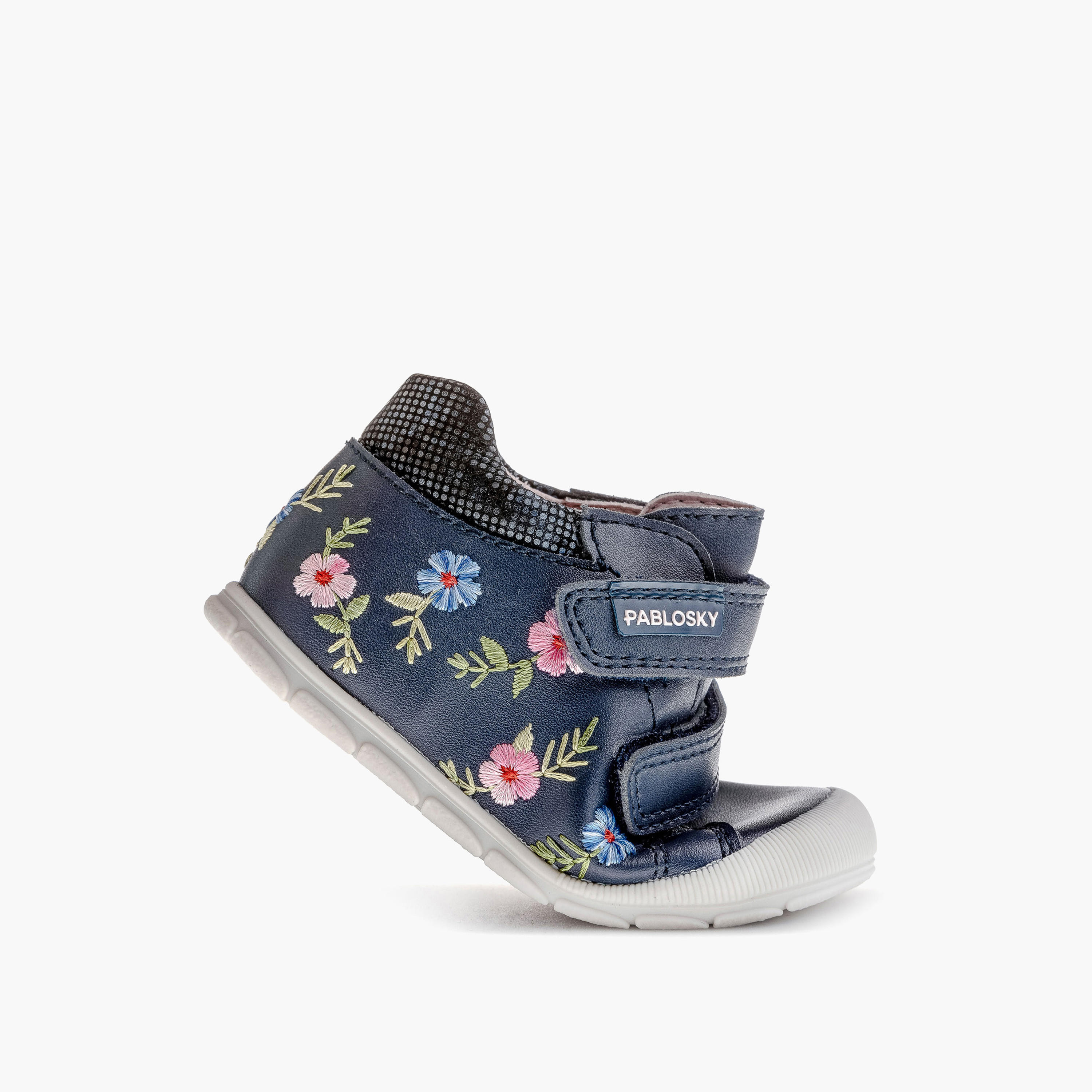 حذاء سنيكرز برقبة مرتفعة وشريط إغلاق للبنات من بابلوسكي - 059725-baby-girls-shoes-closedshoes-image-5