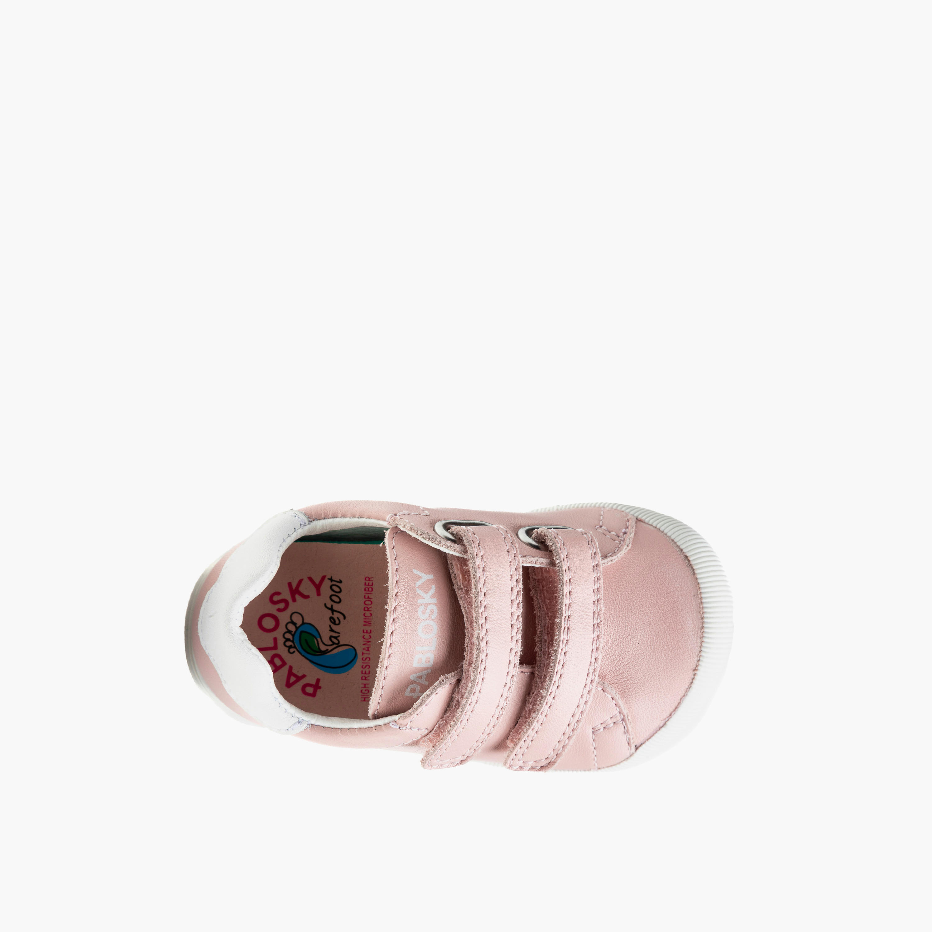 أبوات بشريط إغلاق لاصق وتفاصيل حياكة من بابلوسكي-baby-girls-shoes-closedshoes-image-3