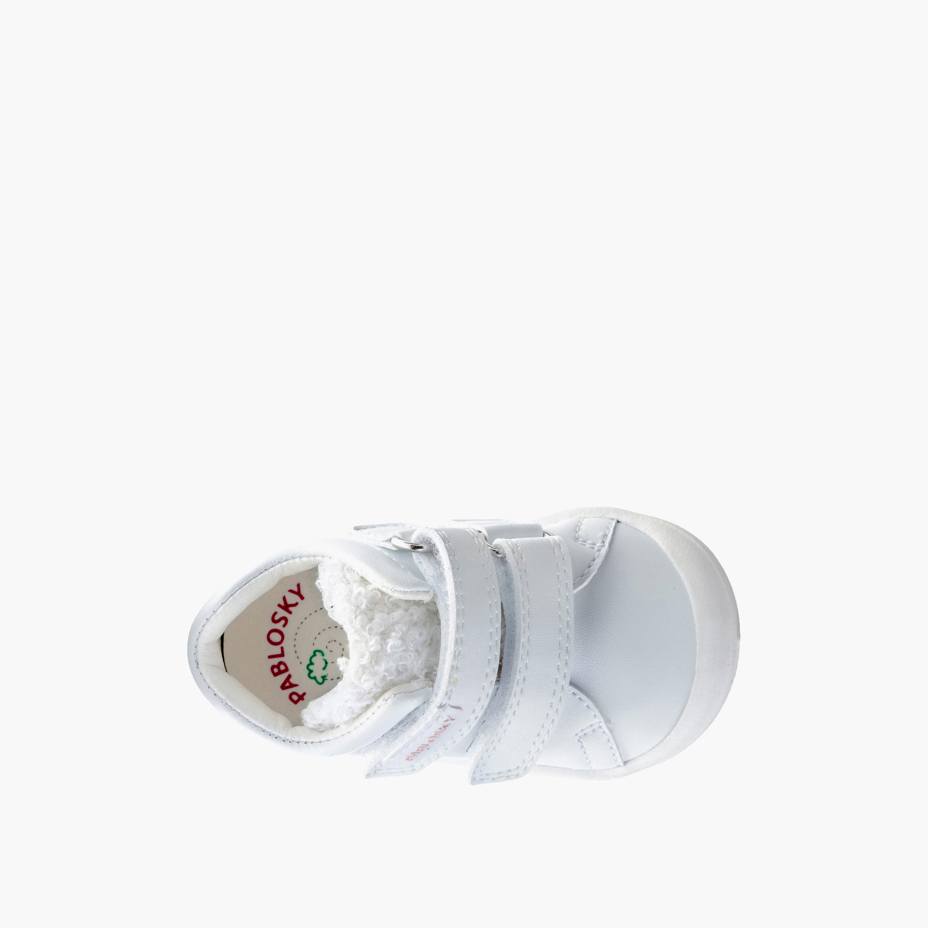 حذاء سنيكرز برقبة عالية وشريط إغلاق لاصق للبنات من بابلوسكي-baby-girls-shoes-closedshoes-image-4