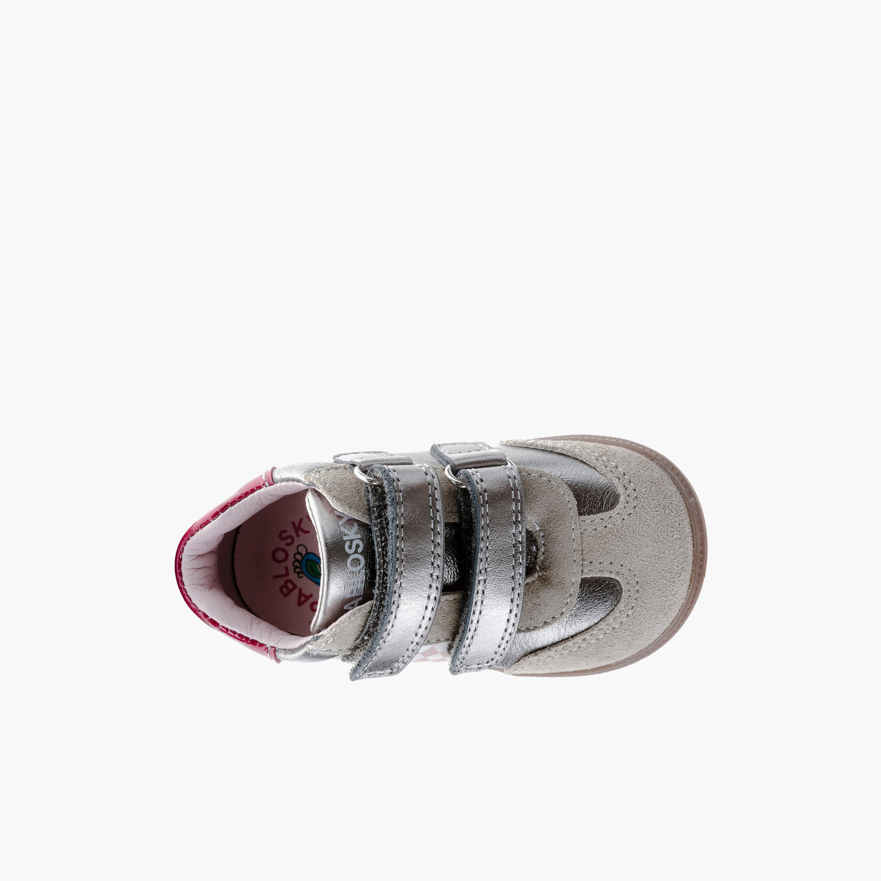 Pablosky Girls' High Top Sneakers with Hook and Loop Closure - 062750-baby-girls-shoes-closedshoes-image-4