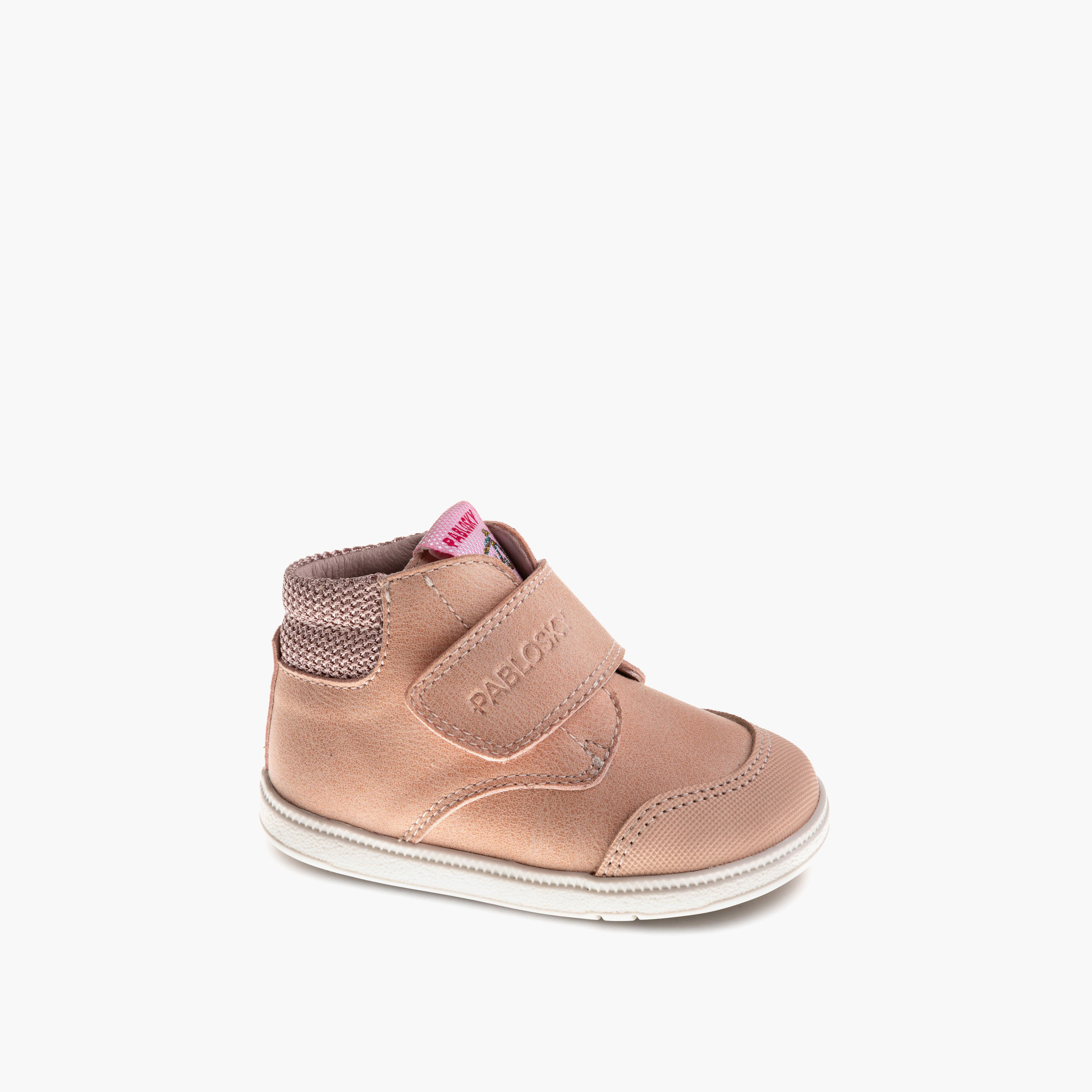 Pablosky Girls' Sneakers with Hook and Loop Closure - 062871-I-baby-girls-shoes-closedshoes-image-1