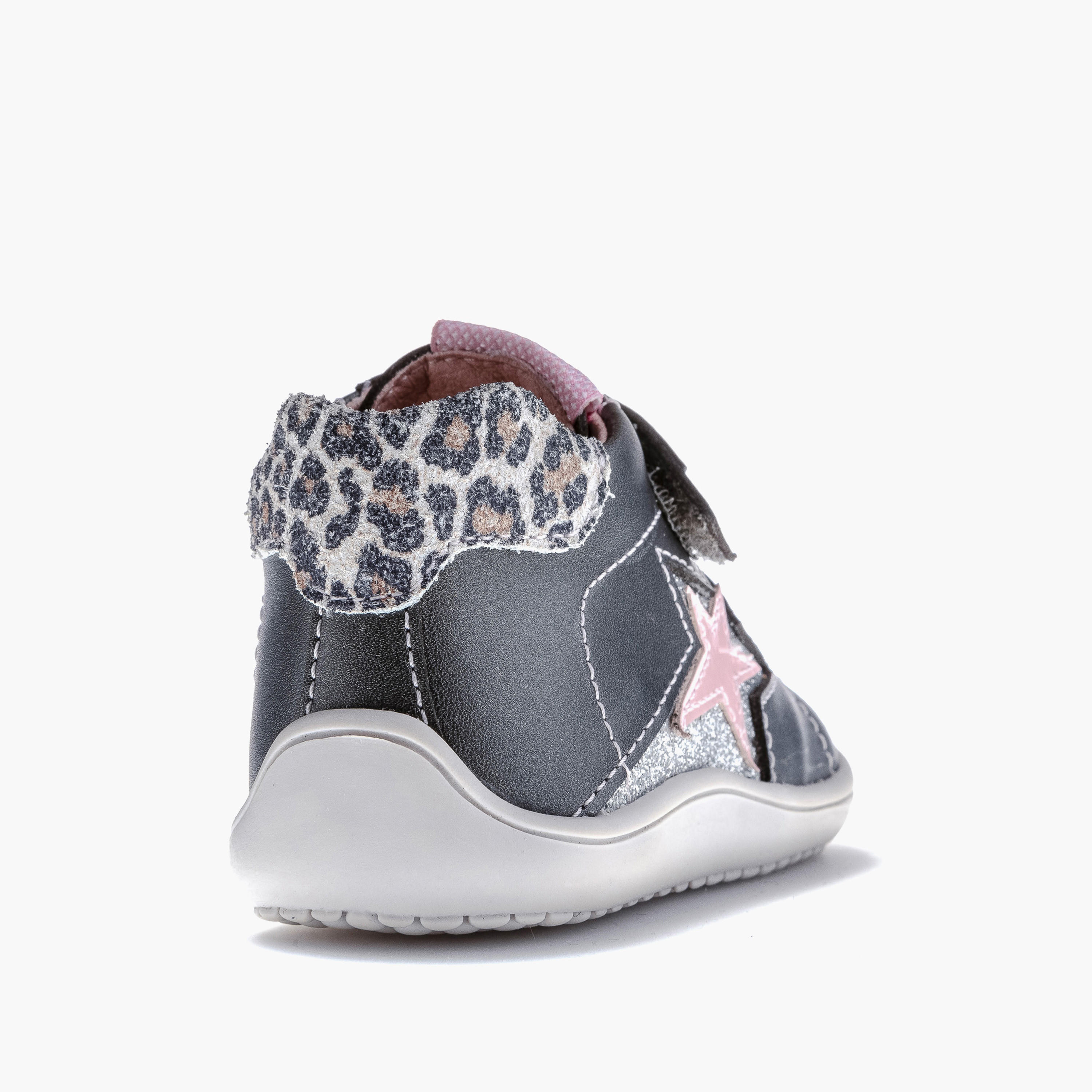 Pablosky Girls' High Top Sneakers with Hook and Loop Closure - 064455-baby-girls-shoes-closedshoes-image-3