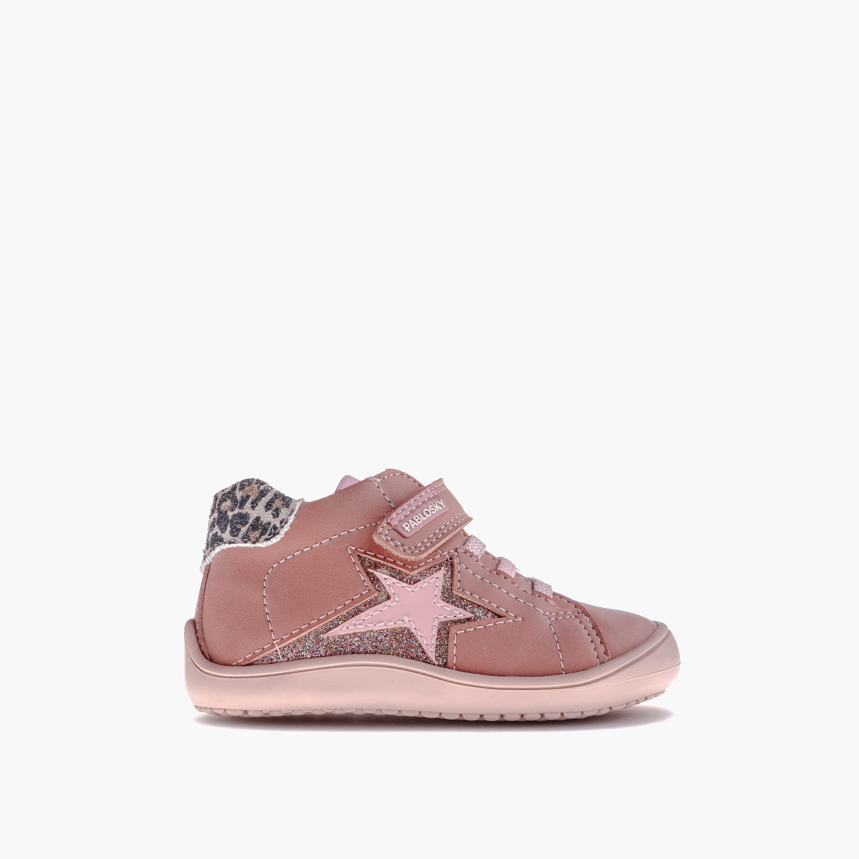 Pablosky Girls' Sneakers with Hook and Loop Closure - 064474-baby-girls-shoes-closedshoes-image-2