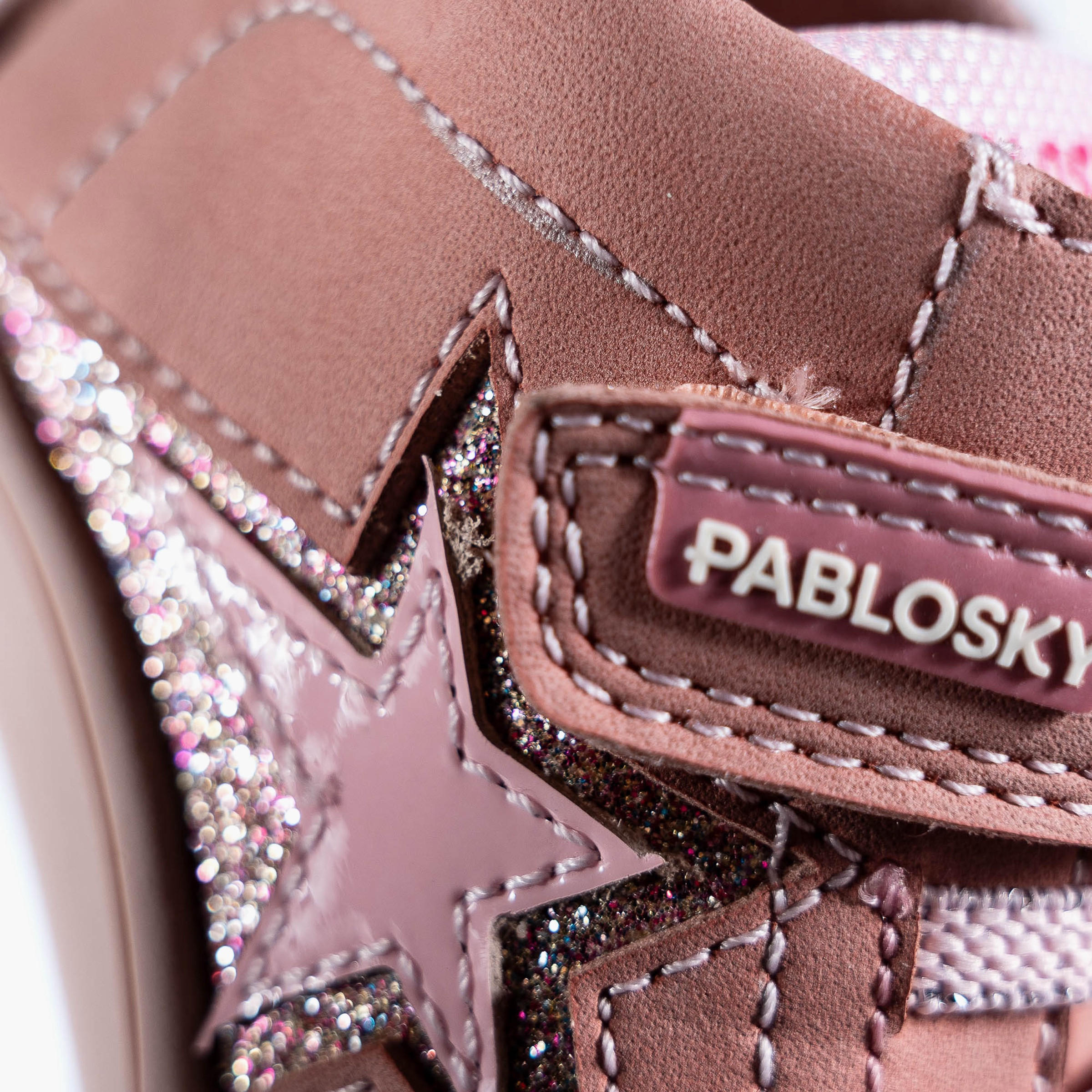 Pablosky Girls' Sneakers with Hook and Loop Closure - 064474-baby-girls-shoes-closedshoes-image-7