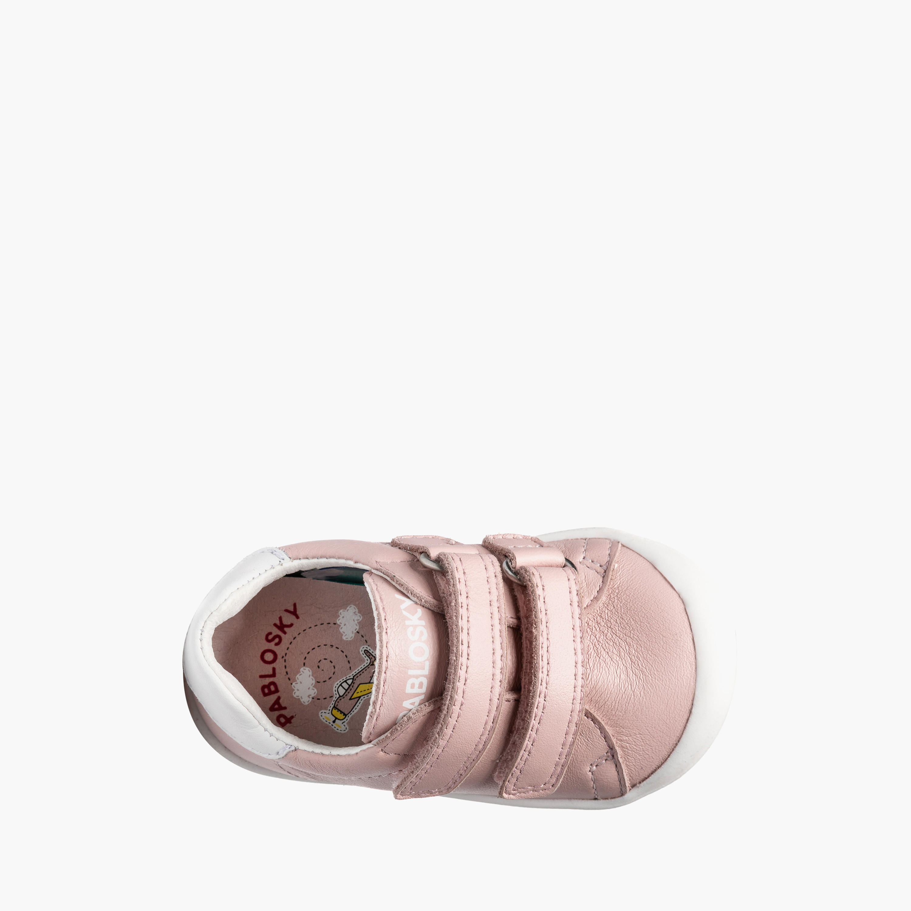 حذاء سنيكرز بشريط إغلاق لاصق من بابلوسكي-baby-girls-shoes-closedshoes-image-4