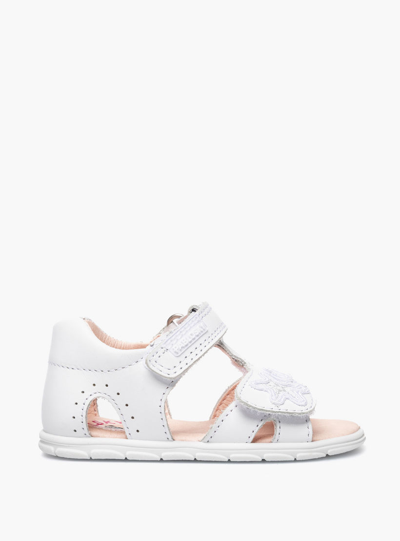 صندل جلد بأشرطة مع شريط إغلاق لاصق من بابلوسكي-baby-girls-shoes-sandals-image-2
