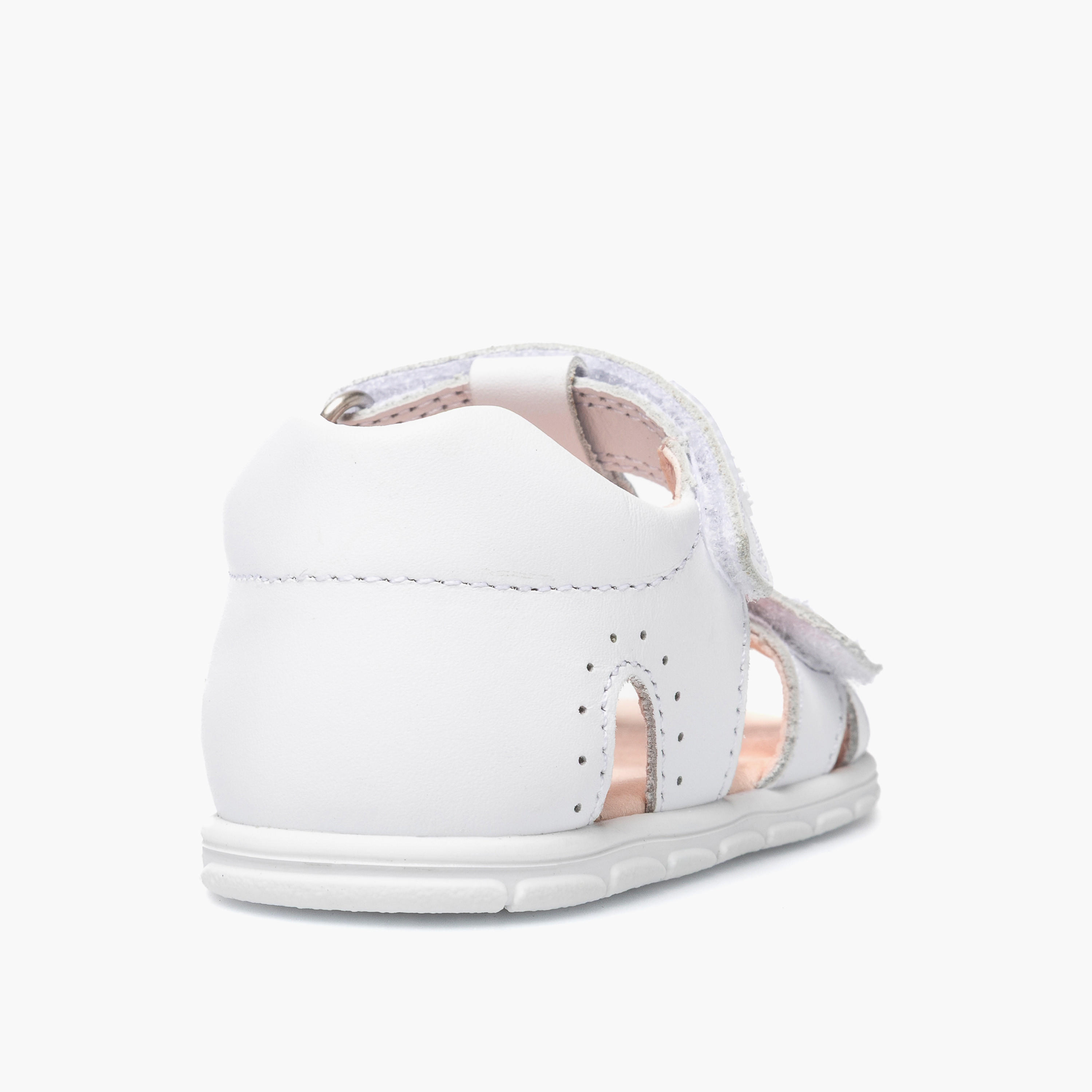 صندل جلد بأشرطة مع شريط إغلاق لاصق من بابلوسكي-baby-girls-shoes-sandals-image-3