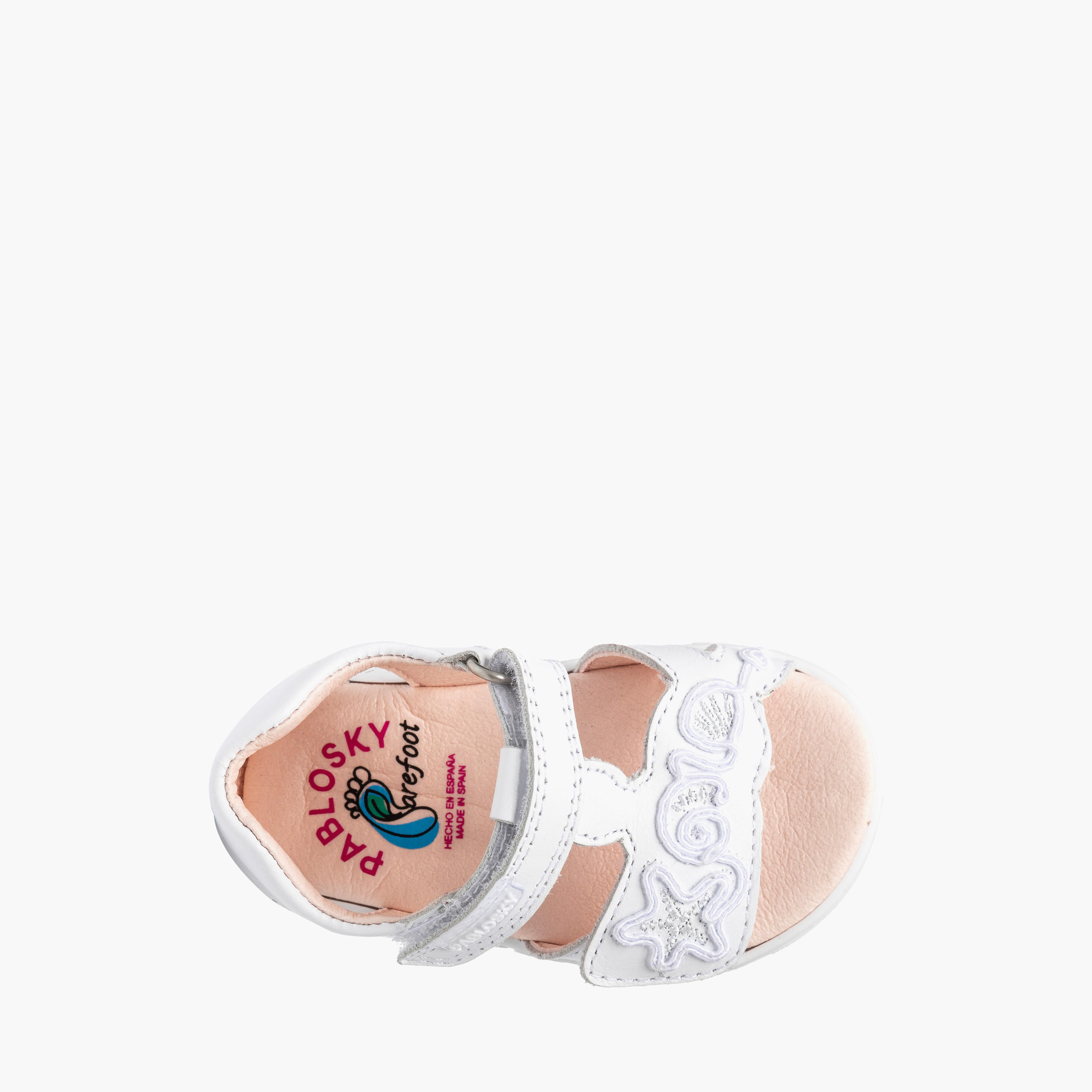 صندل جلد بأشرطة مع شريط إغلاق لاصق من بابلوسكي-baby-girls-shoes-sandals-image-4