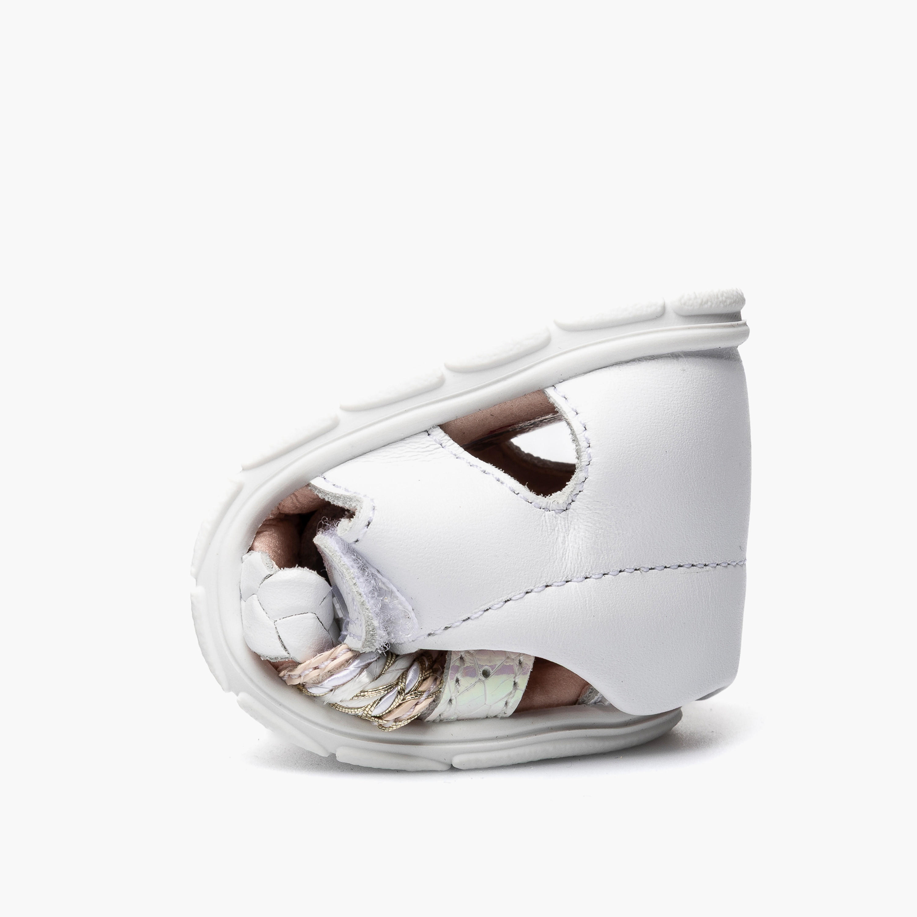 Pablosky Leather Comfort Sandals with Hook & Loop Closure-baby-girls-shoes-sandals-image-6