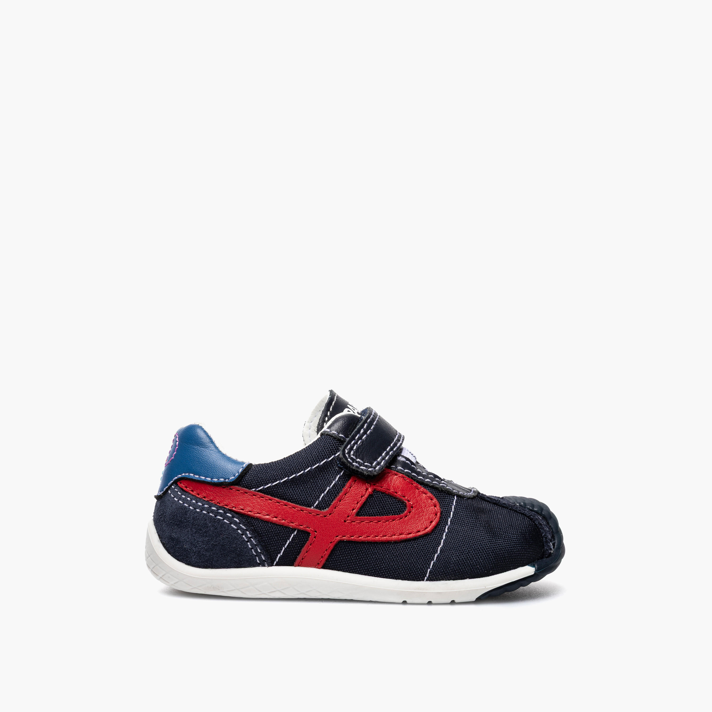 Pablosky Leather Ankle Sneakers with Hook & Loop Closure-baby-boys-shoes-closedshoes-image-2