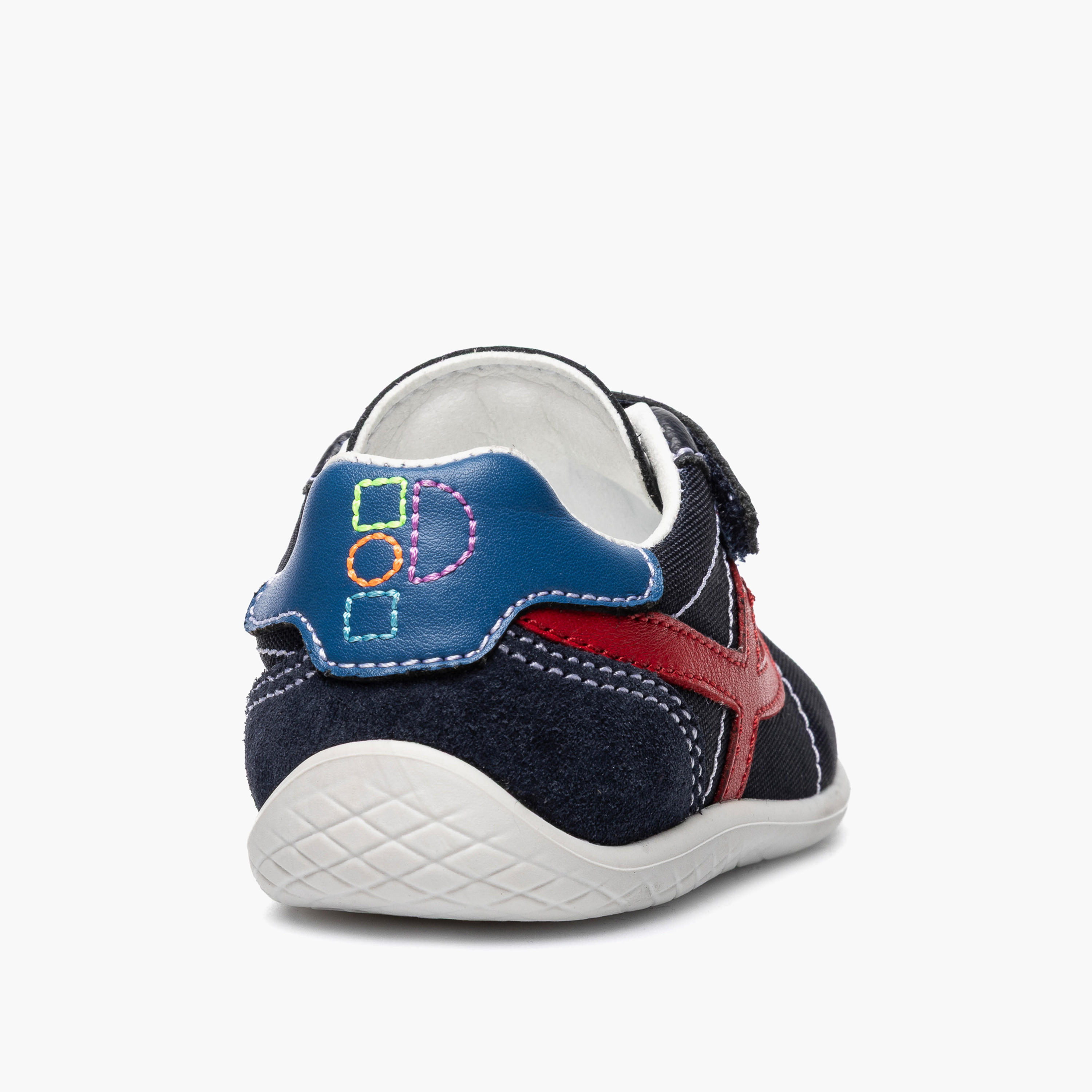 Pablosky Leather Ankle Sneakers with Hook & Loop Closure-baby-boys-shoes-closedshoes-image-3