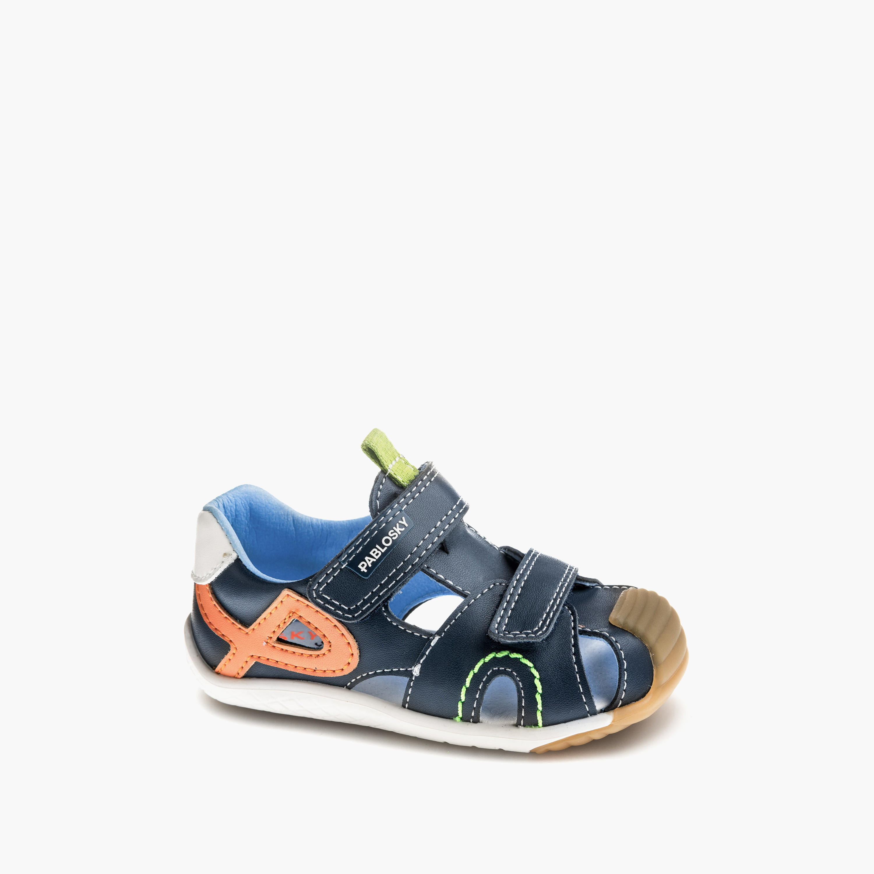 Pablosky Comfort Sandals with Hook & Loop Closure-baby-boys-shoes-sandals-image-1