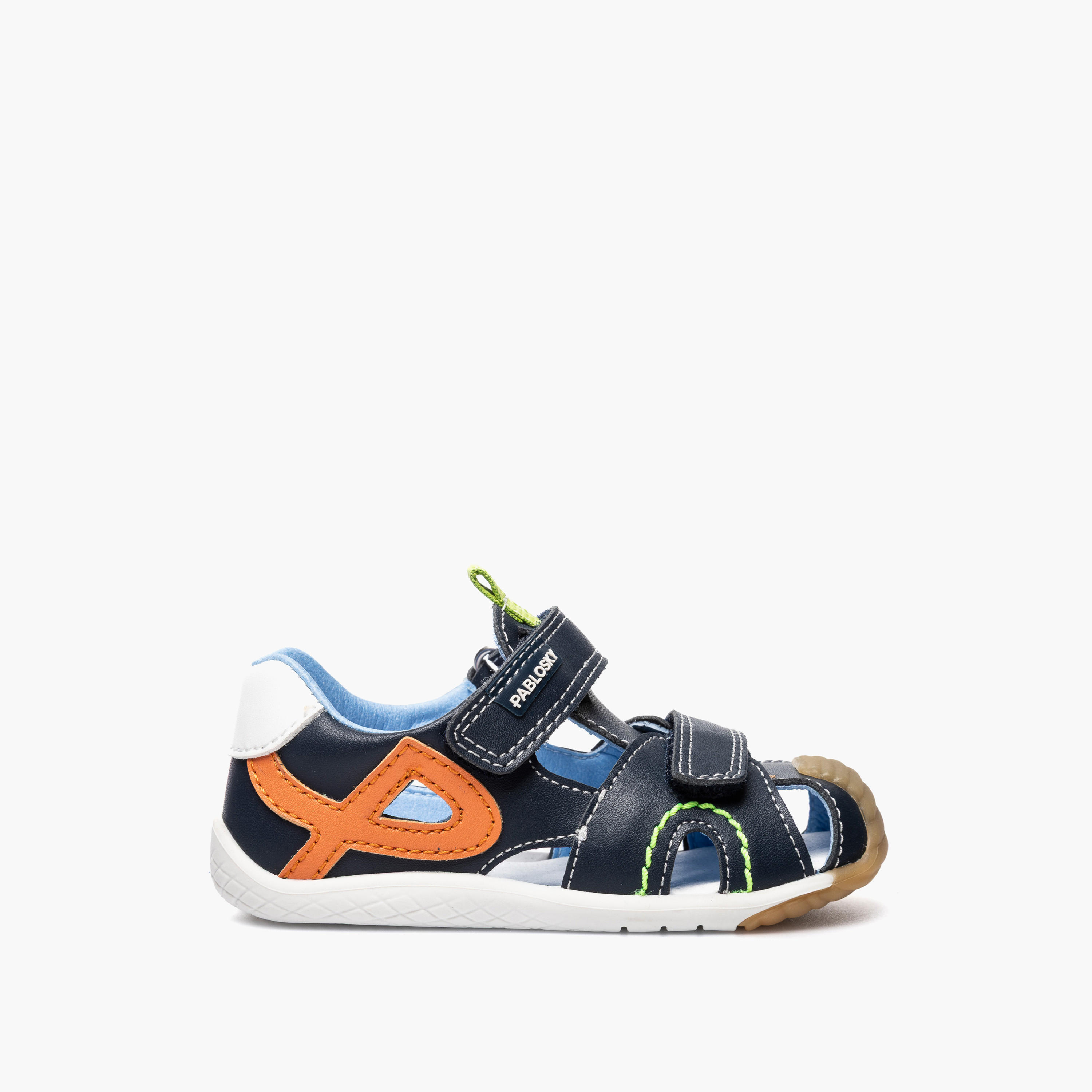 Pablosky Comfort Sandals with Hook & Loop Closure-baby-boys-shoes-sandals-image-2