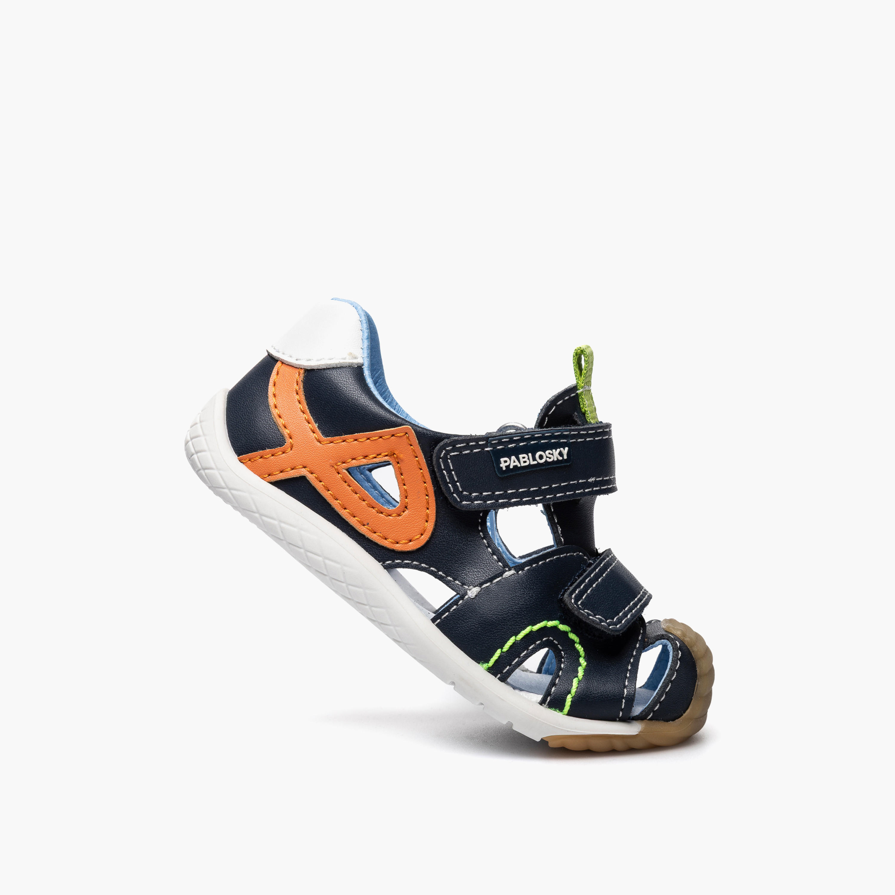 Pablosky Comfort Sandals with Hook & Loop Closure-baby-boys-shoes-sandals-image-5