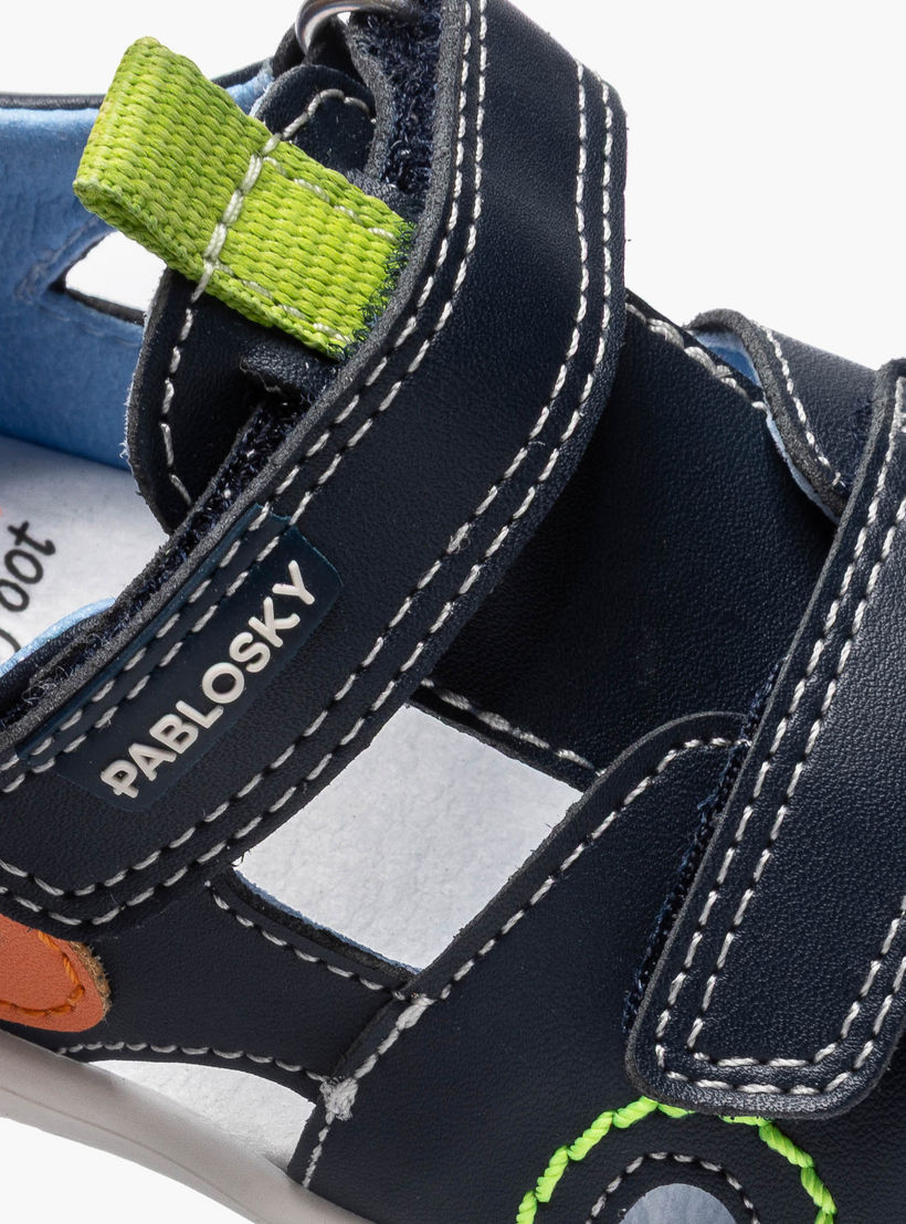 Pablosky Comfort Sandals with Hook & Loop Closure-baby-boys-shoes-sandals-image-7