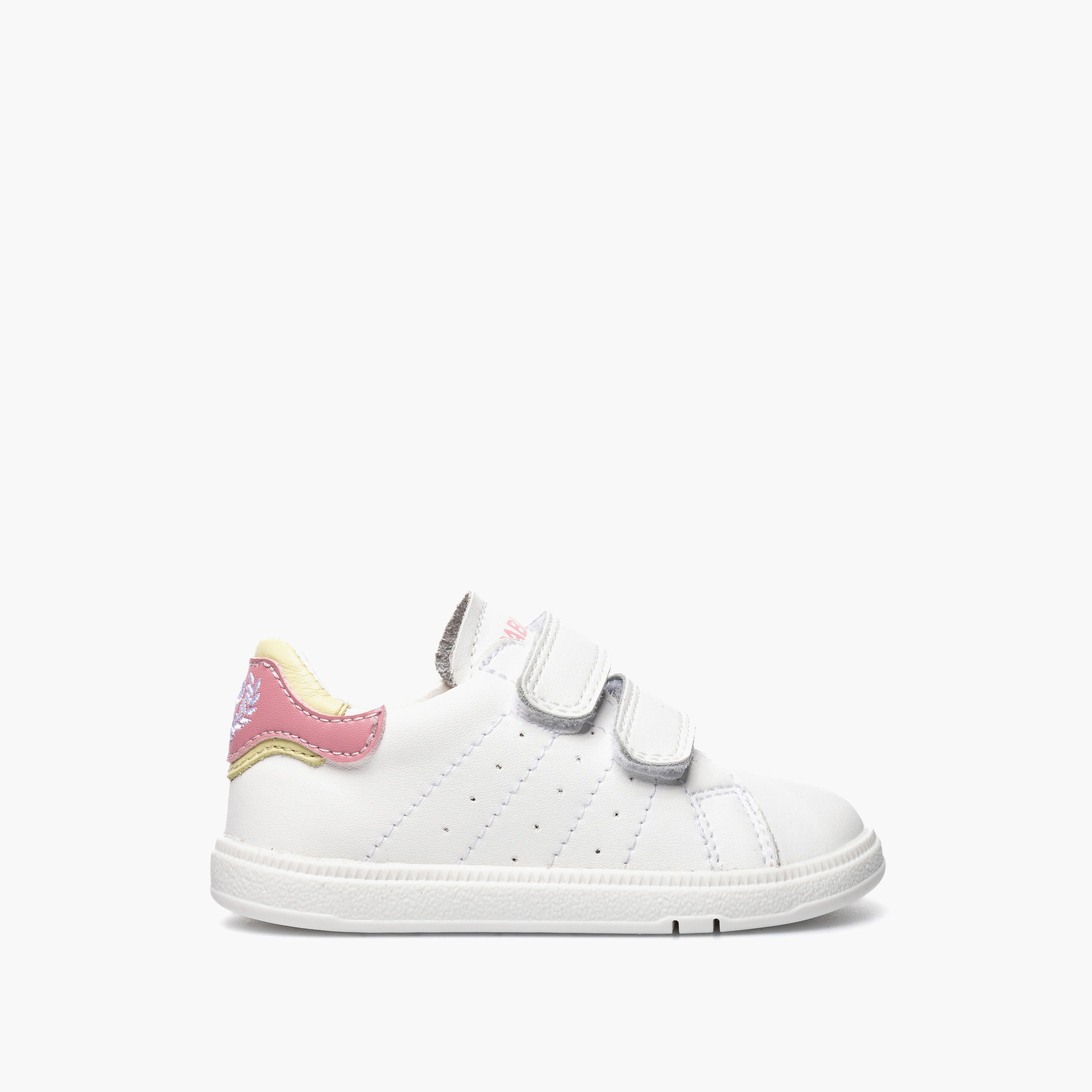 Pablosky Ankle Sneakers with Hook & Loop Closure-baby-girls-shoes-closedshoes-image-2