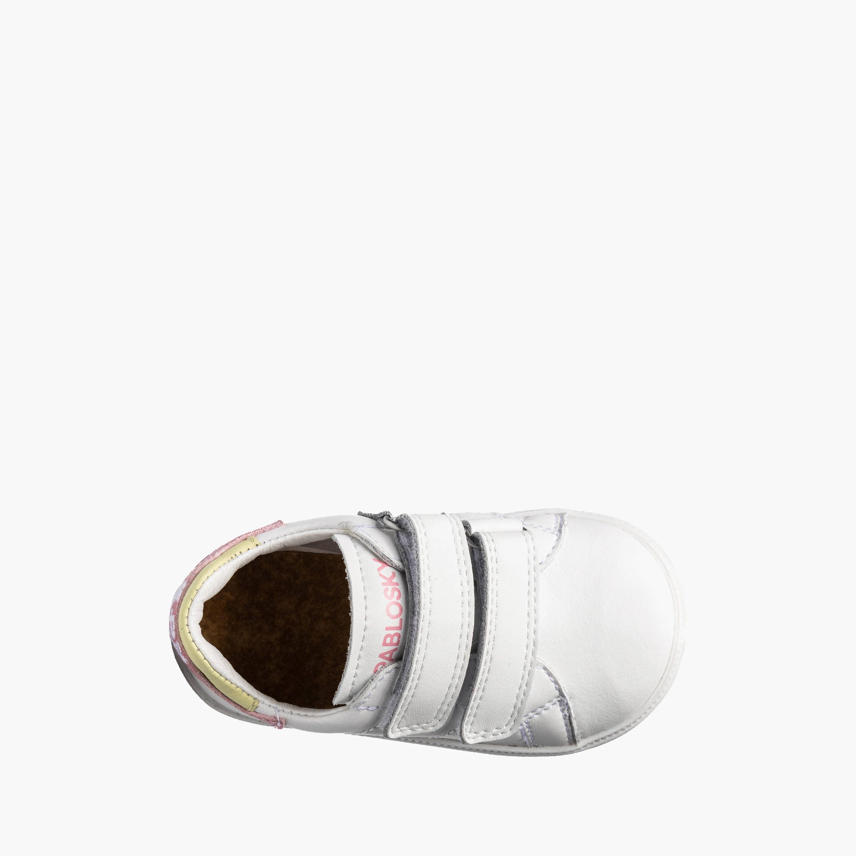 Pablosky Ankle Sneakers with Hook & Loop Closure-baby-girls-shoes-closedshoes-image-4