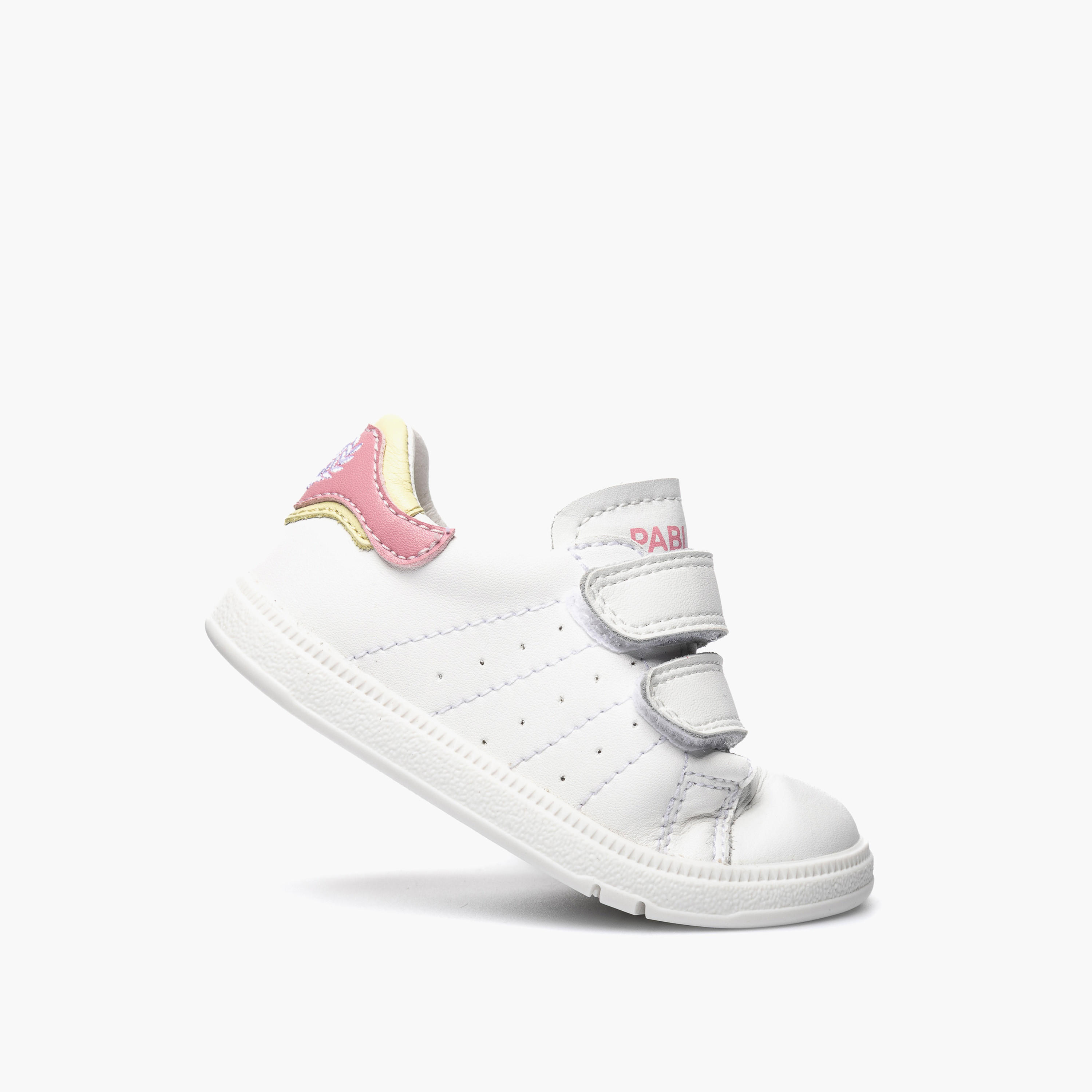 Pablosky Ankle Sneakers with Hook & Loop Closure-baby-girls-shoes-closedshoes-image-5