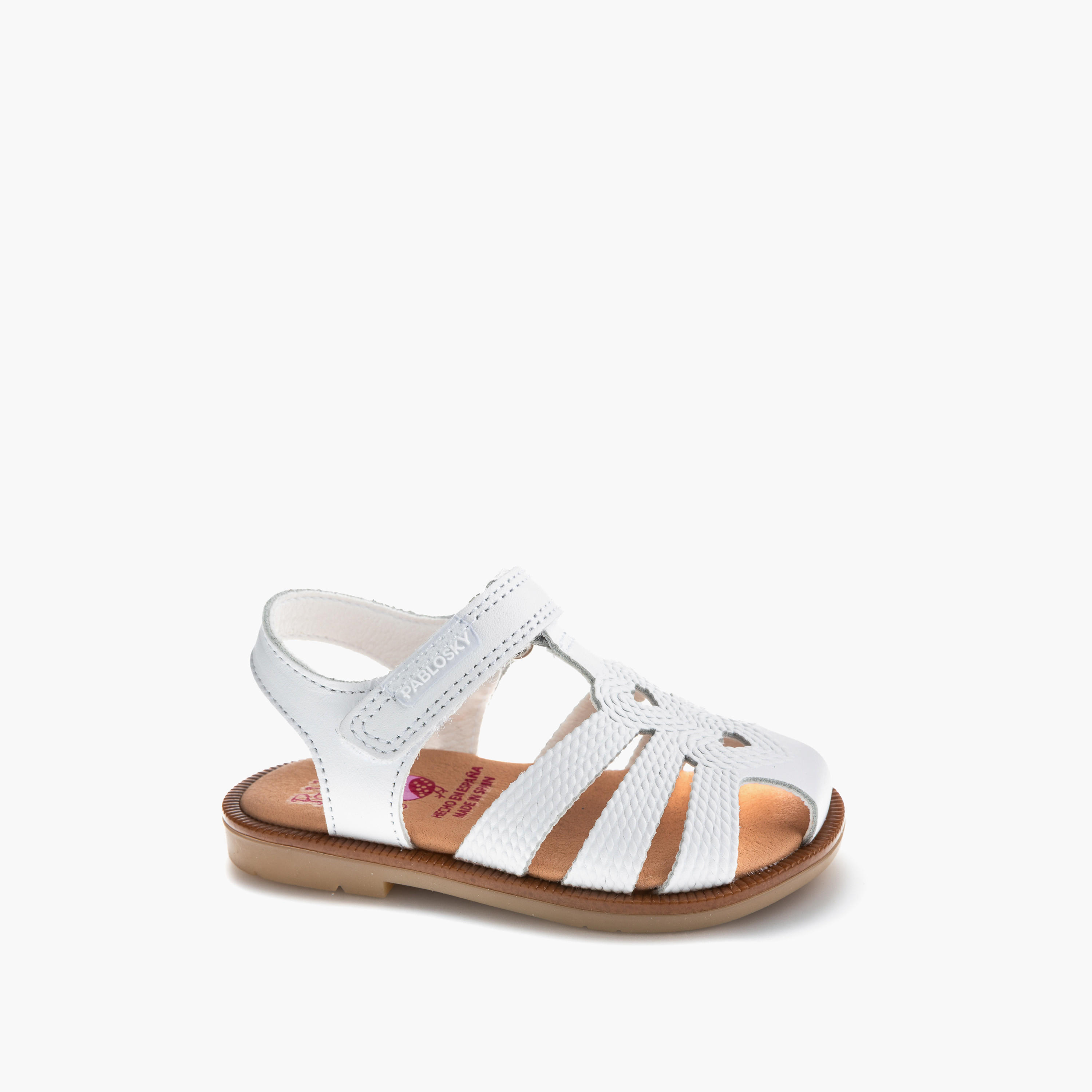 صندل مريح بشريط إغلاق لاصق من بابلوسكي-baby-girls-shoes-sandals-image-1