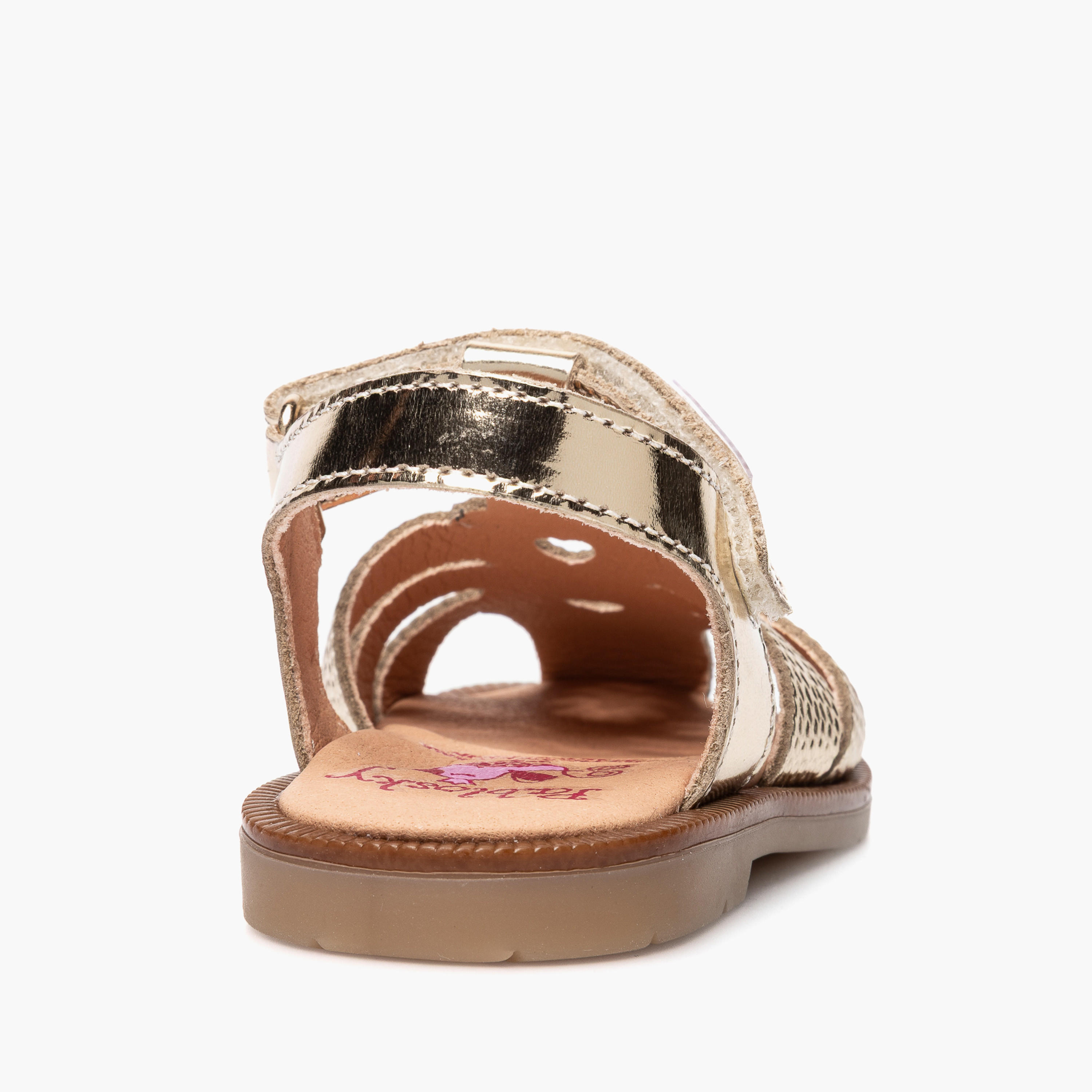 Pablosky Leather Comfort Sandals with Hook & Loop Closure-baby-girls-shoes-sandals-image-3