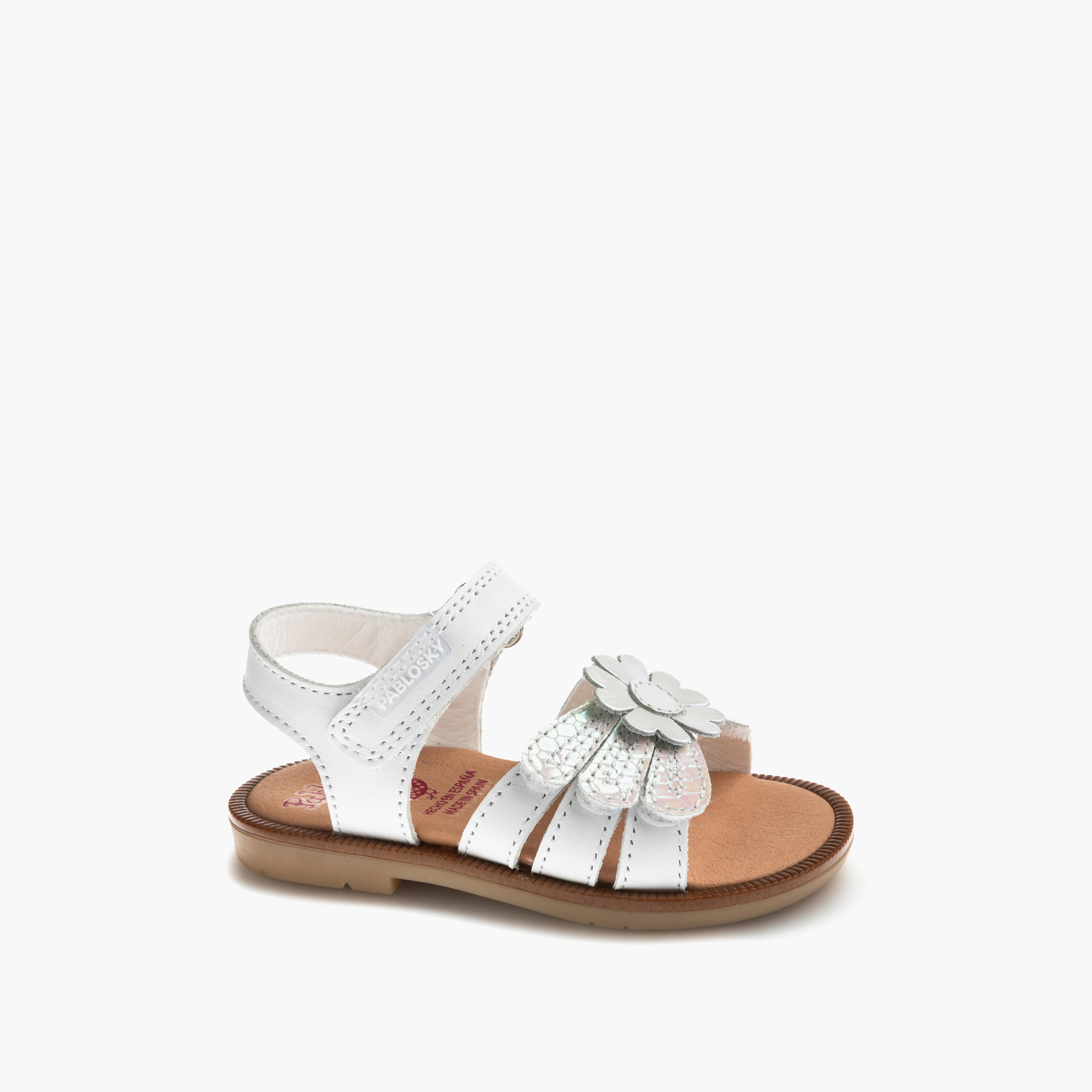 Pablosky Sandals with Hook & Loop Closure-baby-girls-shoes-sandals-image-1