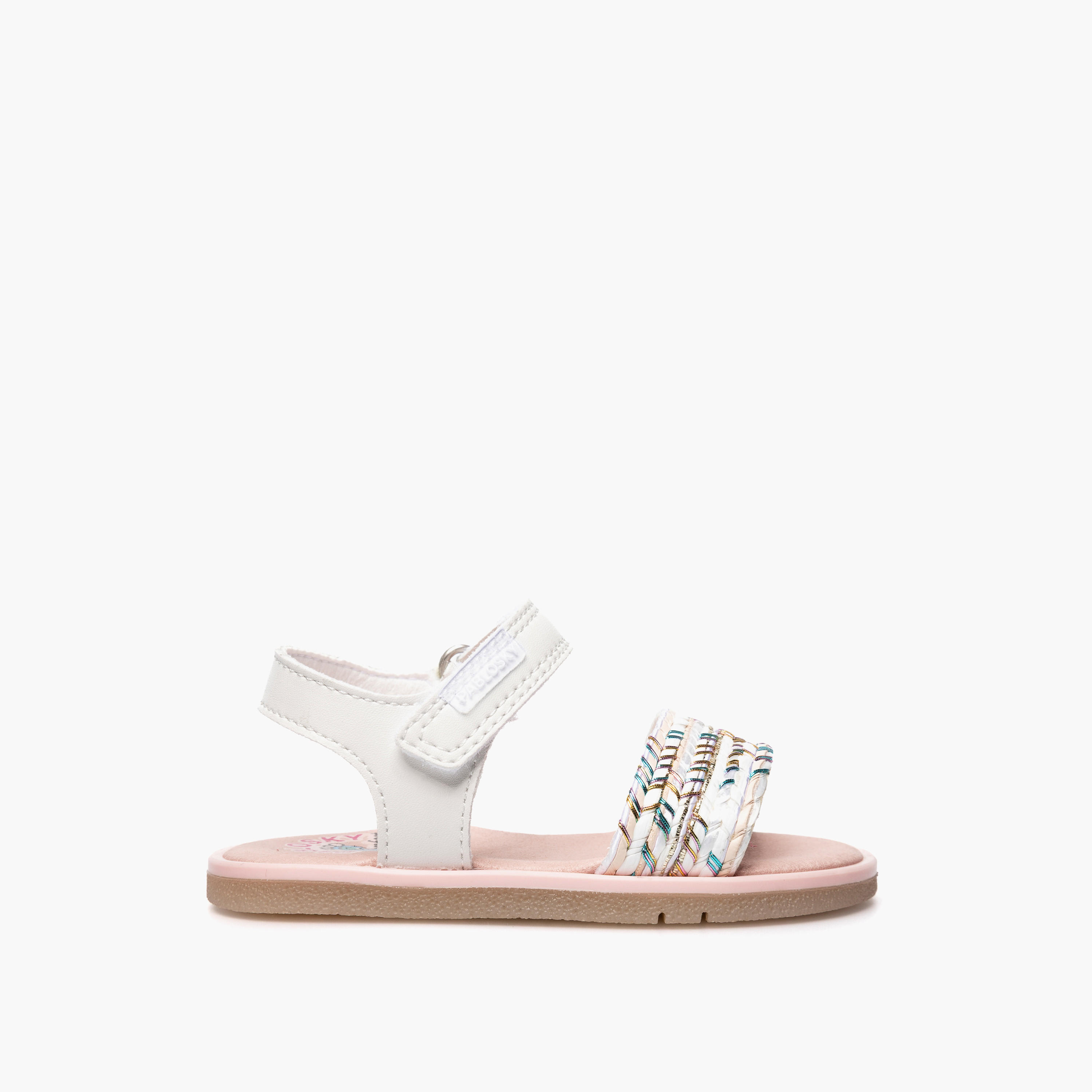 Pablosky Sandals with Hook and Loop Closure-baby-girls-shoes-sandals-image-2