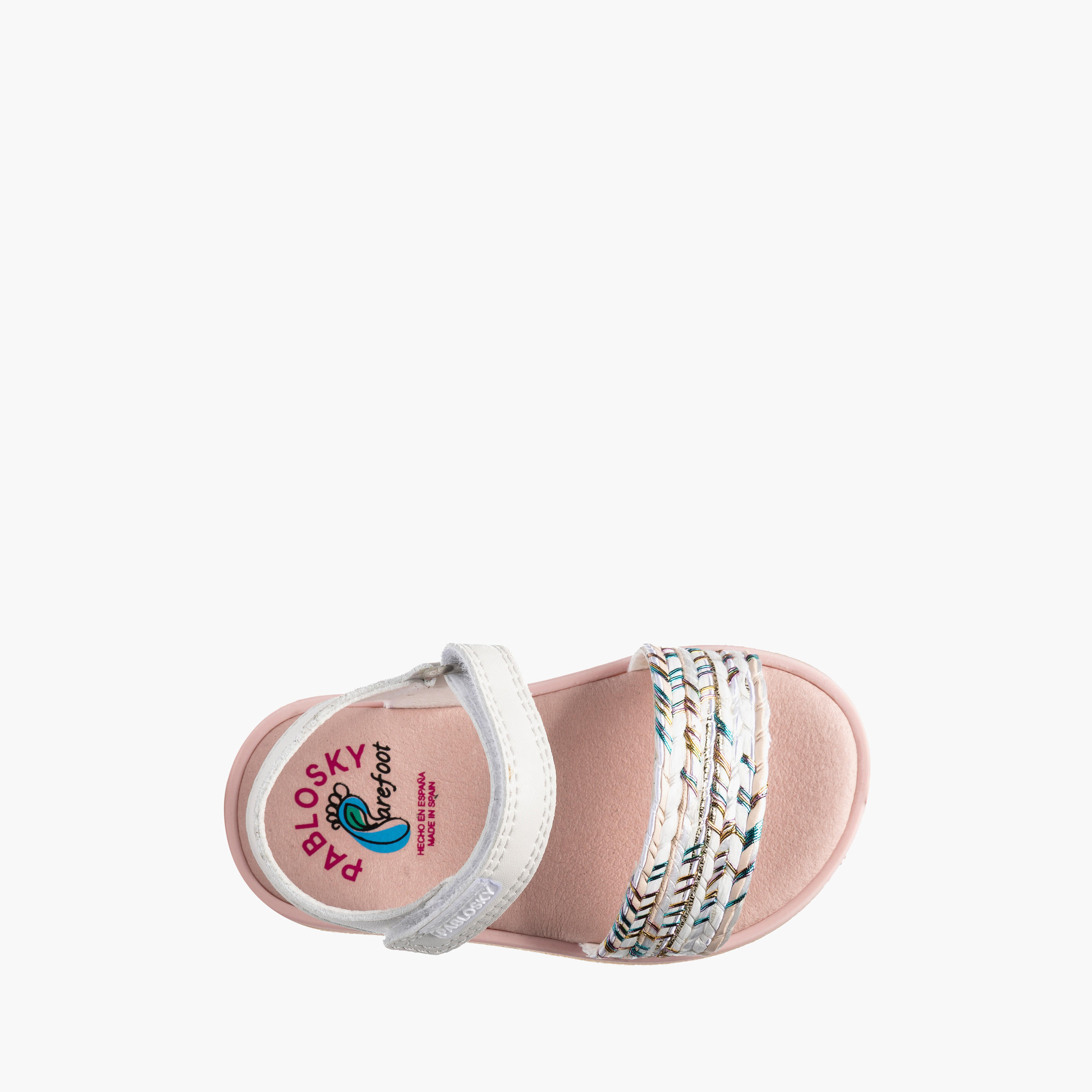Pablosky Sandals with Hook and Loop Closure-baby-girls-shoes-sandals-image-4