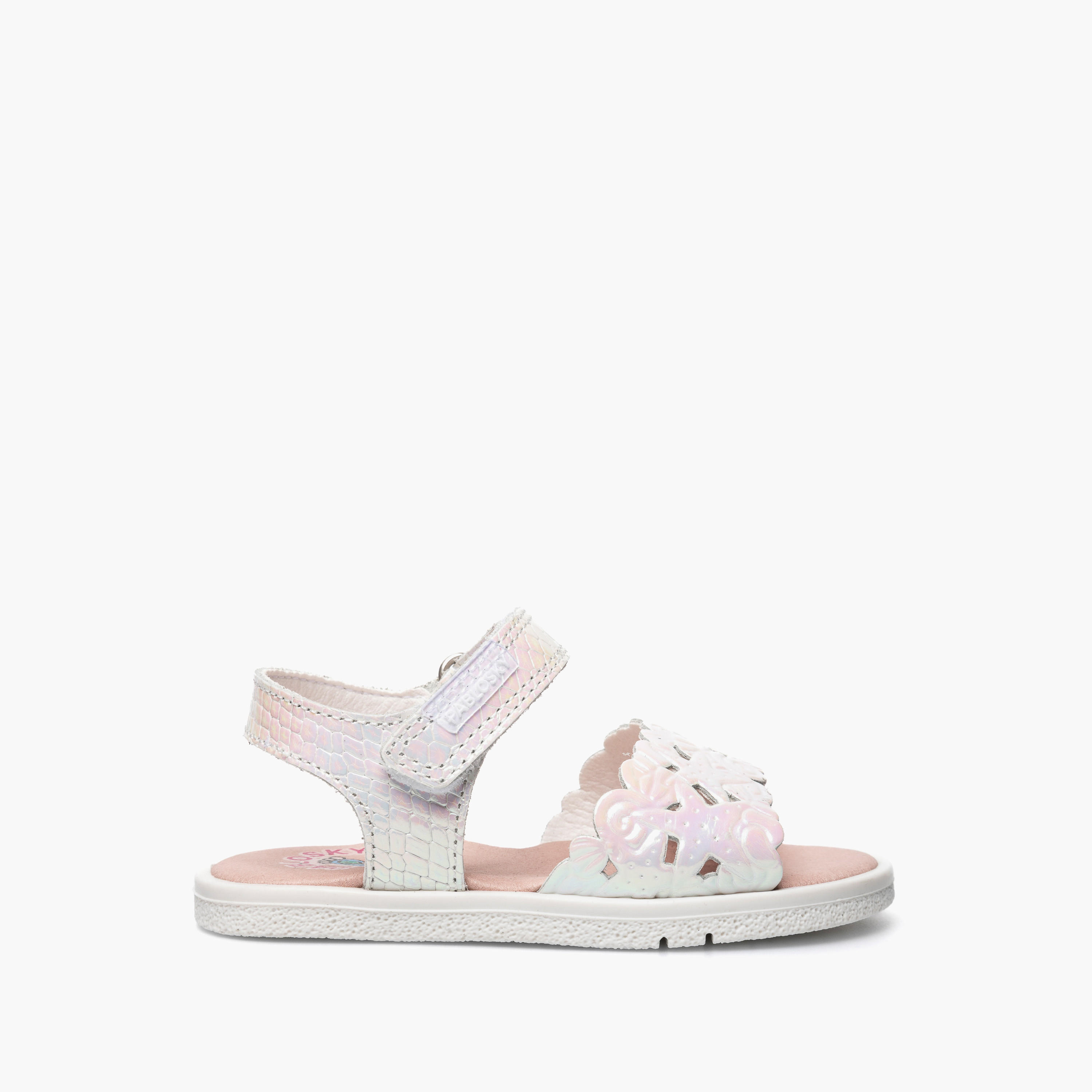 صندل بتصميم مفرغ وشريط إغلاق لاصق من بابلوسكي-baby-girls-shoes-sandals-image-2