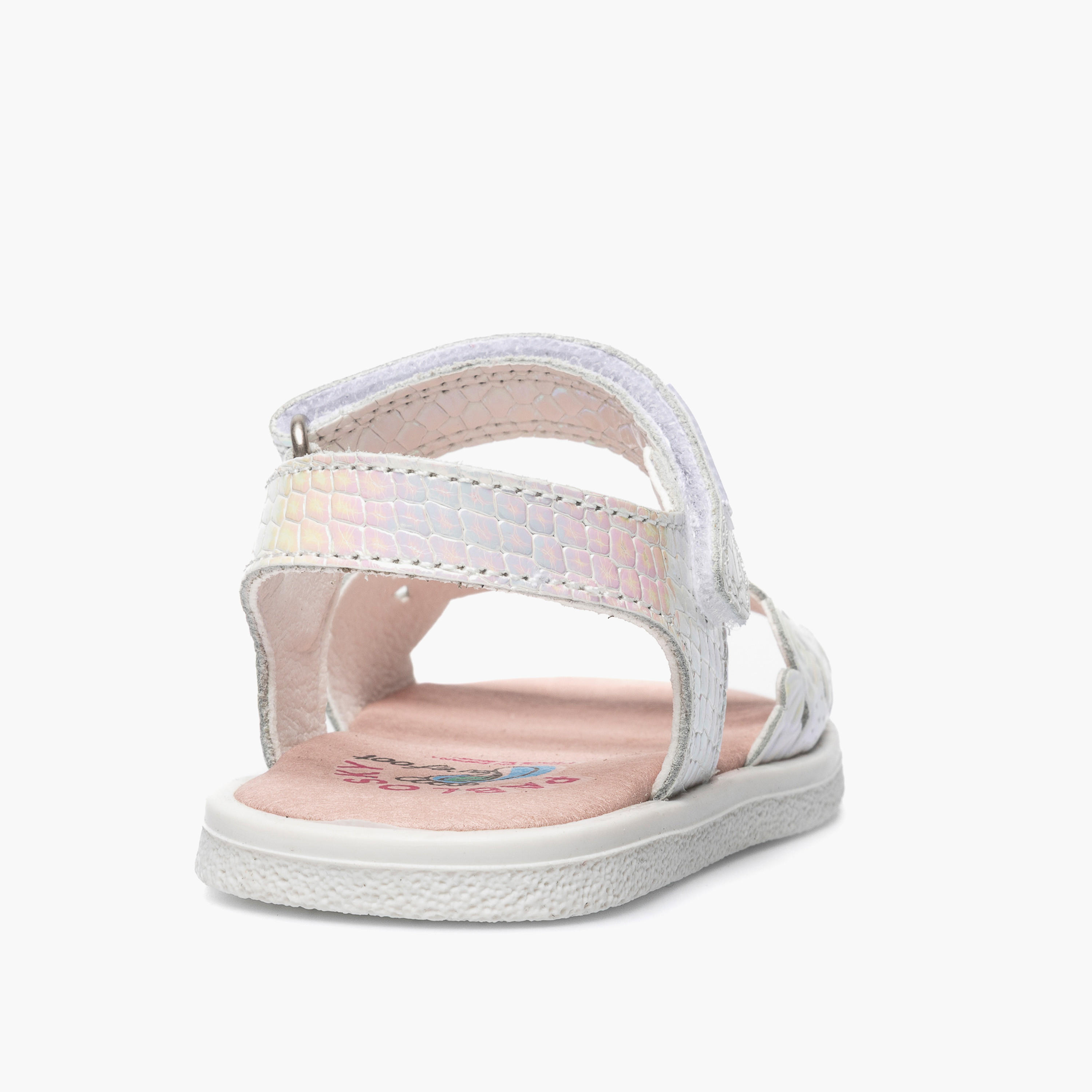 صندل بتصميم مفرغ وشريط إغلاق لاصق من بابلوسكي-baby-girls-shoes-sandals-image-3