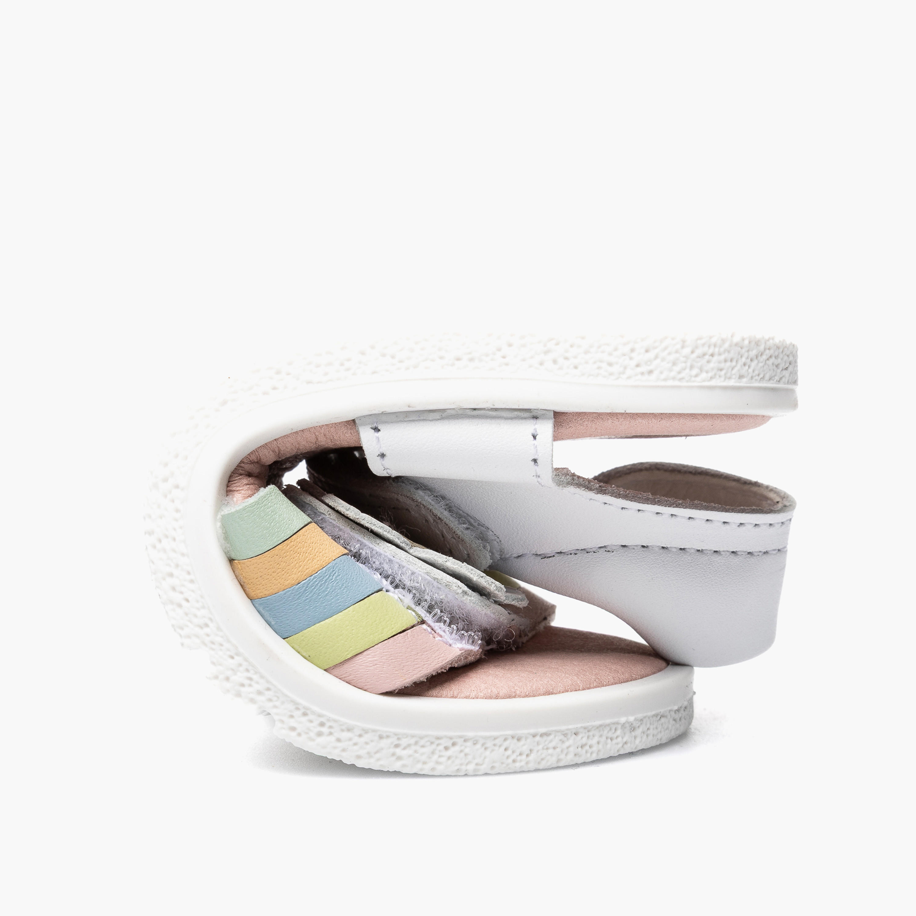 Pablosky Leather Sandals with Hook & Loop Closure-baby-girls-shoes-sandals-image-6