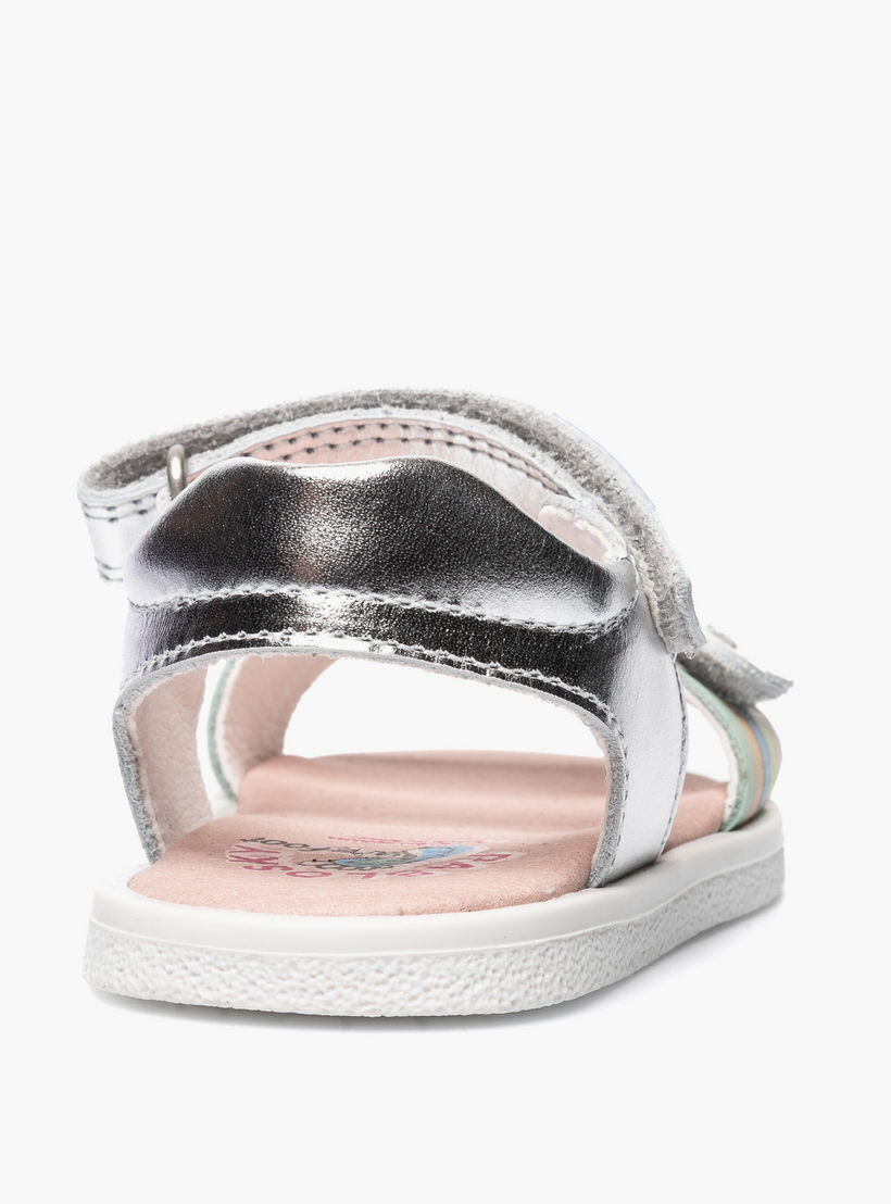 صندل بشريط إغلاق لاصق وزينة زهرية من بابلوسكي-baby-girls-shoes-sandals-image-3