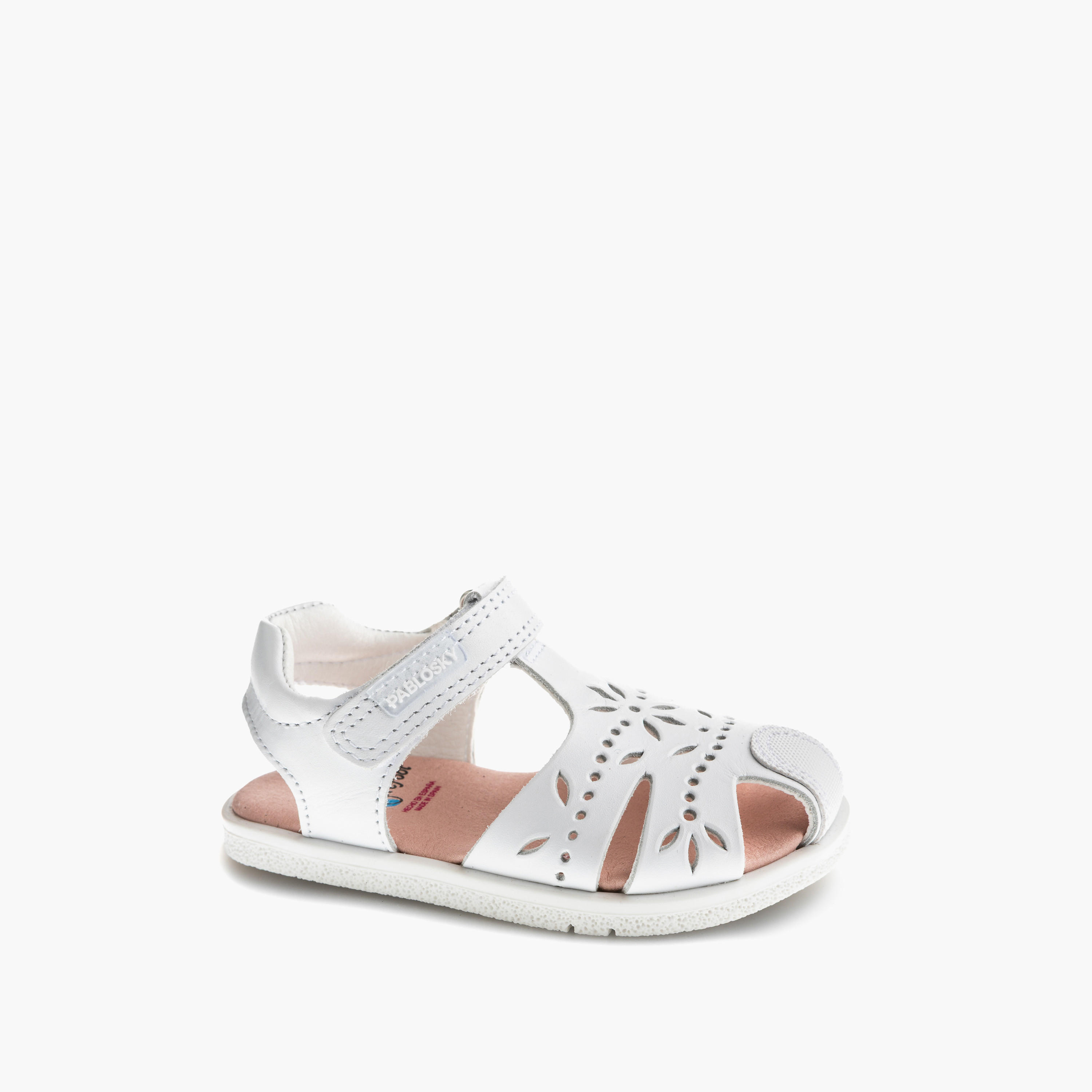 Pablosky Comfort Sandals with Hook & Loop Closure-baby-girls-shoes-sandals-image-1